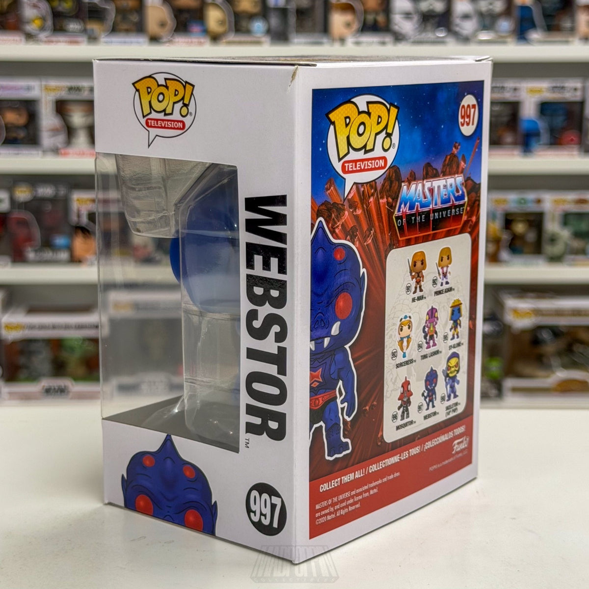 Funko Pop TV Masters of the Universe MOTU Webstor 997 Cartoon 80s Vinyl Figure