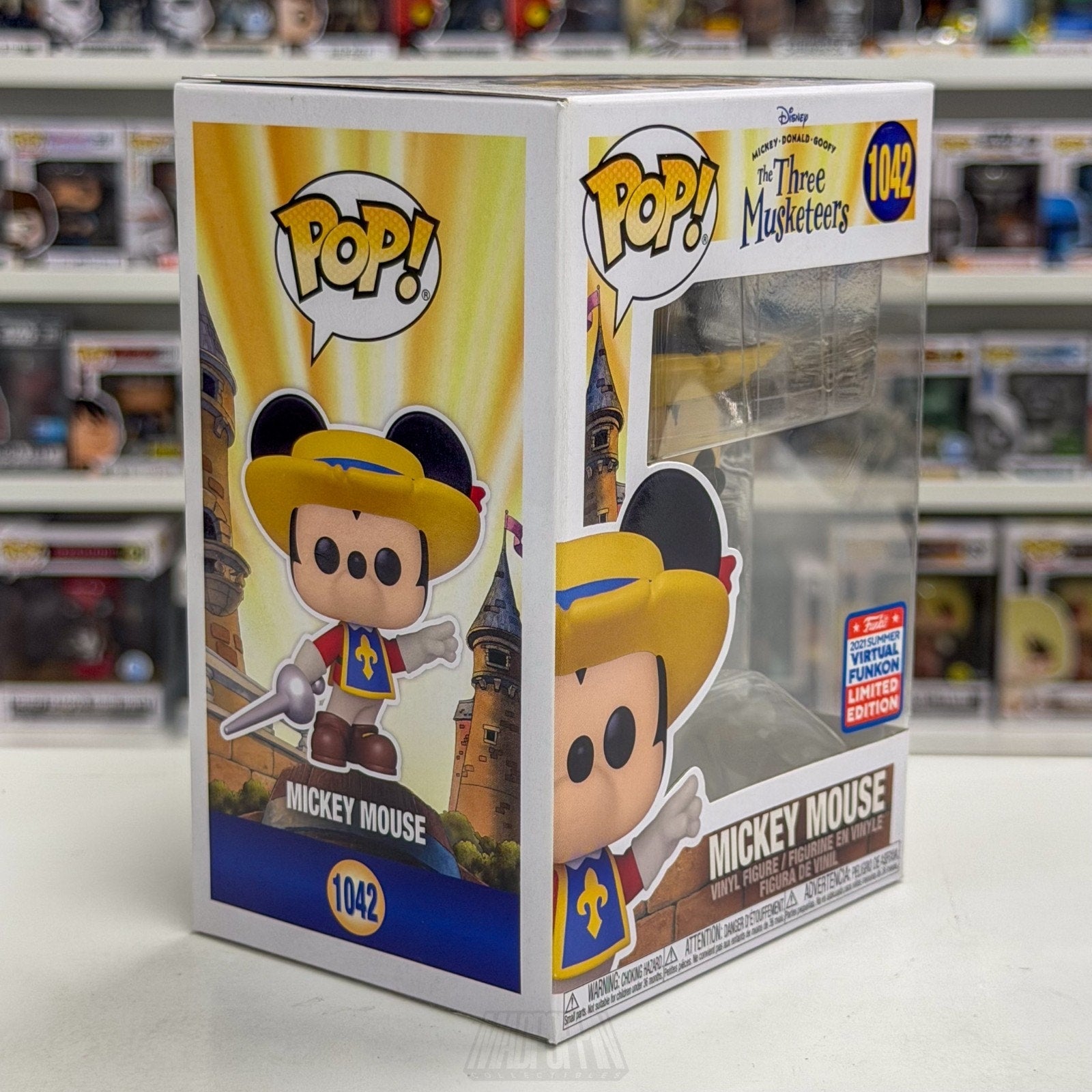 Funko Pop Disney Mickey Mouse The Three Musketeers FunKon 1042 Toy Vinyl Figure