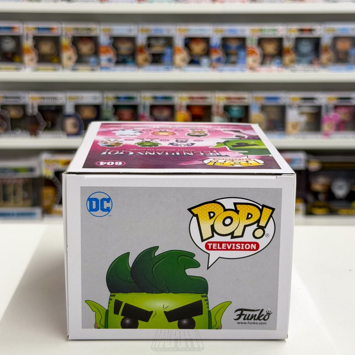 Funko Pop TV DC Teen Titans Go Beast Boy Metallic NYCC Toy Tokyo 604 Toy Figure