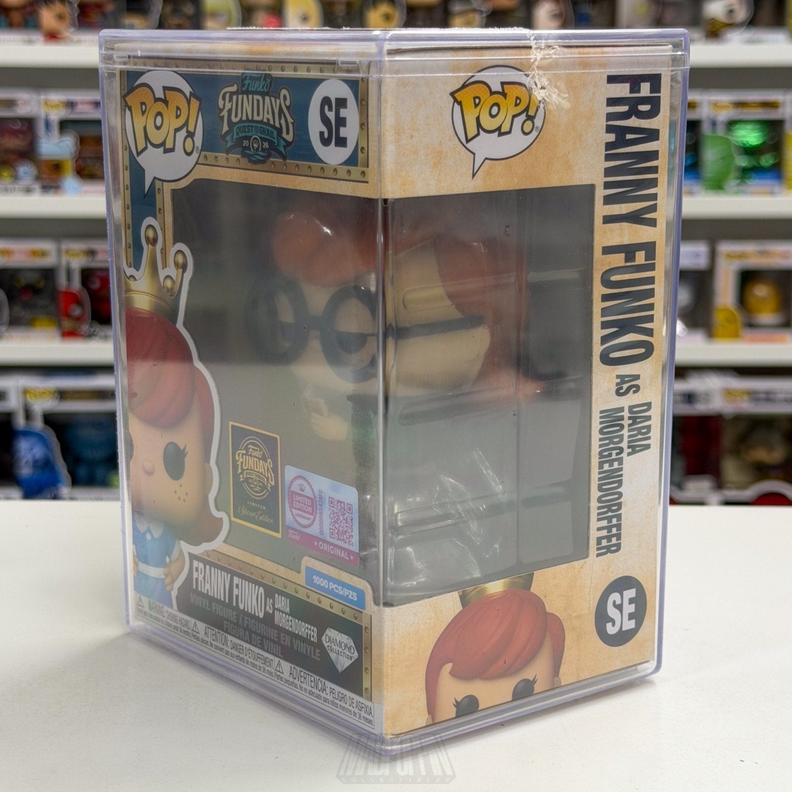 Funko Pop Fundays Franny as Daria Morgendorffer Diamond SE SDCC 2026 CON STICKER