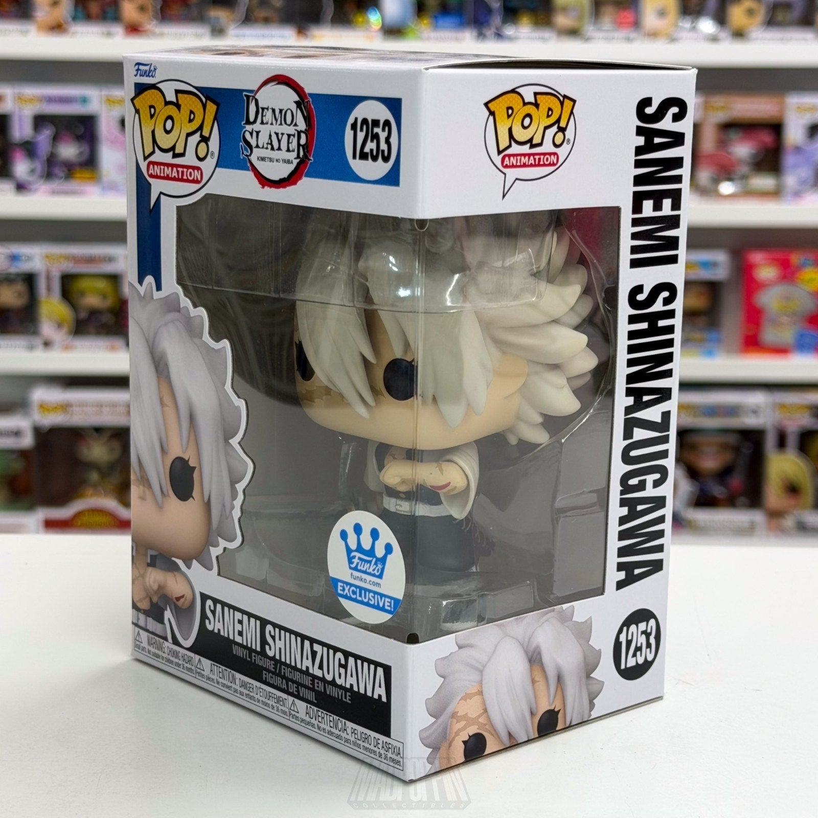 Funko Pop Anime Demon Slayer Sanemi Shinazugawa 1253 Japan Manga Vinyl Figure