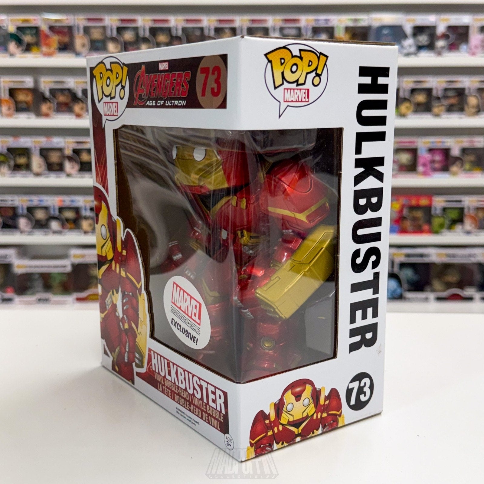 Funko Pop Marvel Collector Corps Hulkbuster 73 Iron Man Armor Vinyl 6" Figure