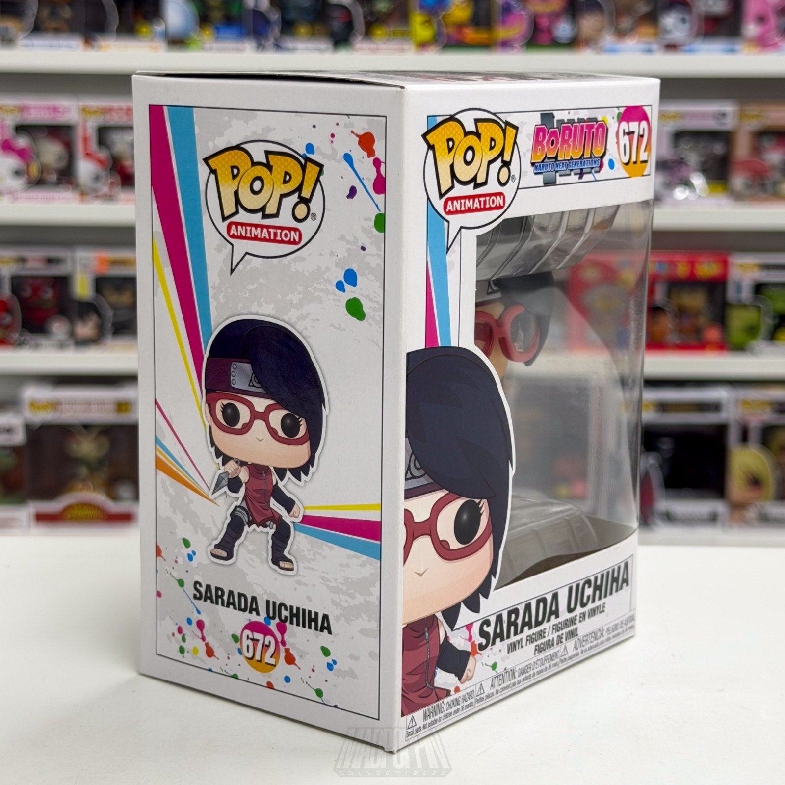 Funko Pop Anime Boruto Naruto Next Generations Sarada Uchiha 672 Vinyl Figure