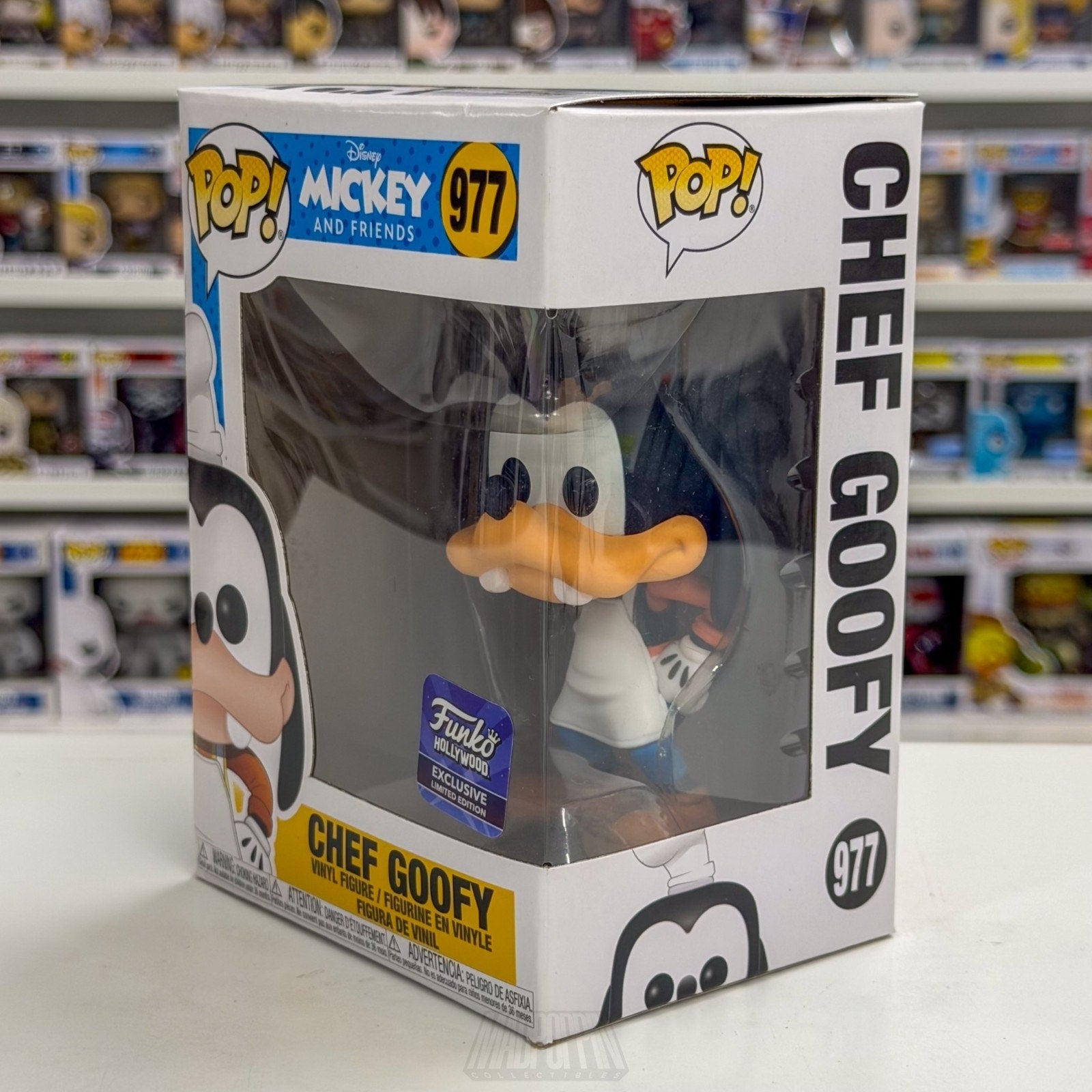Funko Pop Disney Mickey Friends Chef Goofy Hollywood Exclusive 977 Vinyl Figure