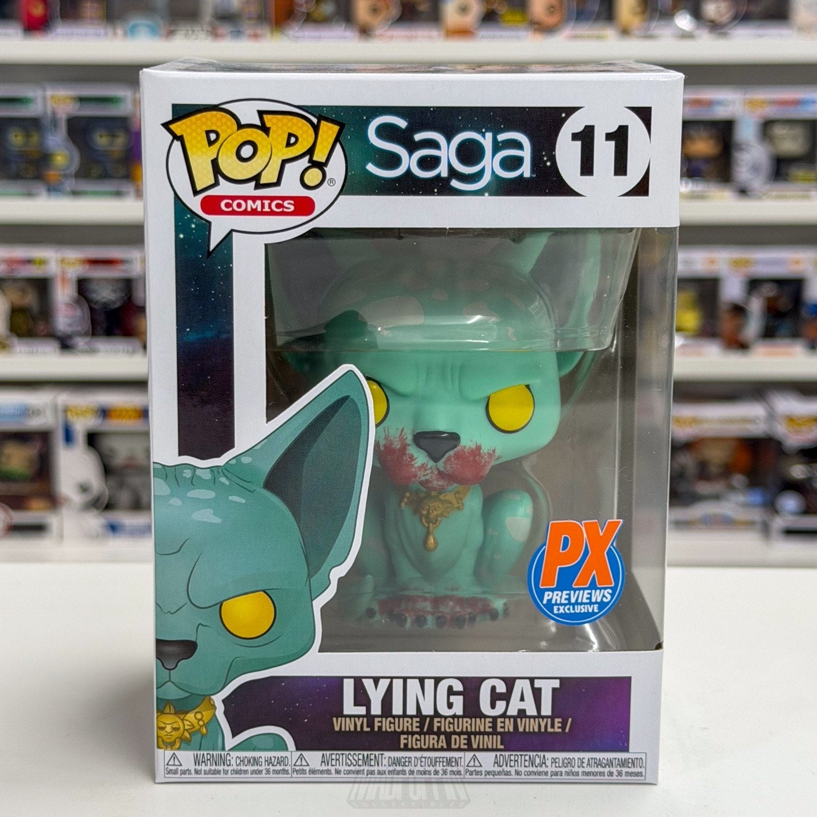 Funko Pop Comics Saga Lying Cat Bloody PX Exclusive 11 Fantasy Toy Vinyl Figure