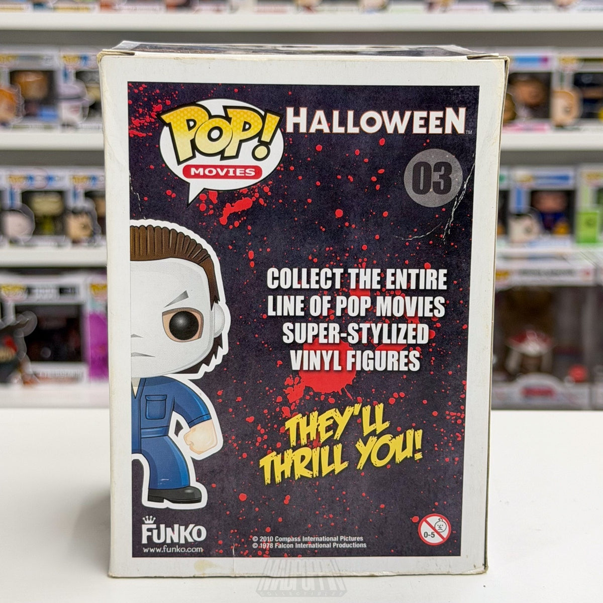 Funko Pop Movies Halloween Michael Myers Original Large Font 03 Horror Figure