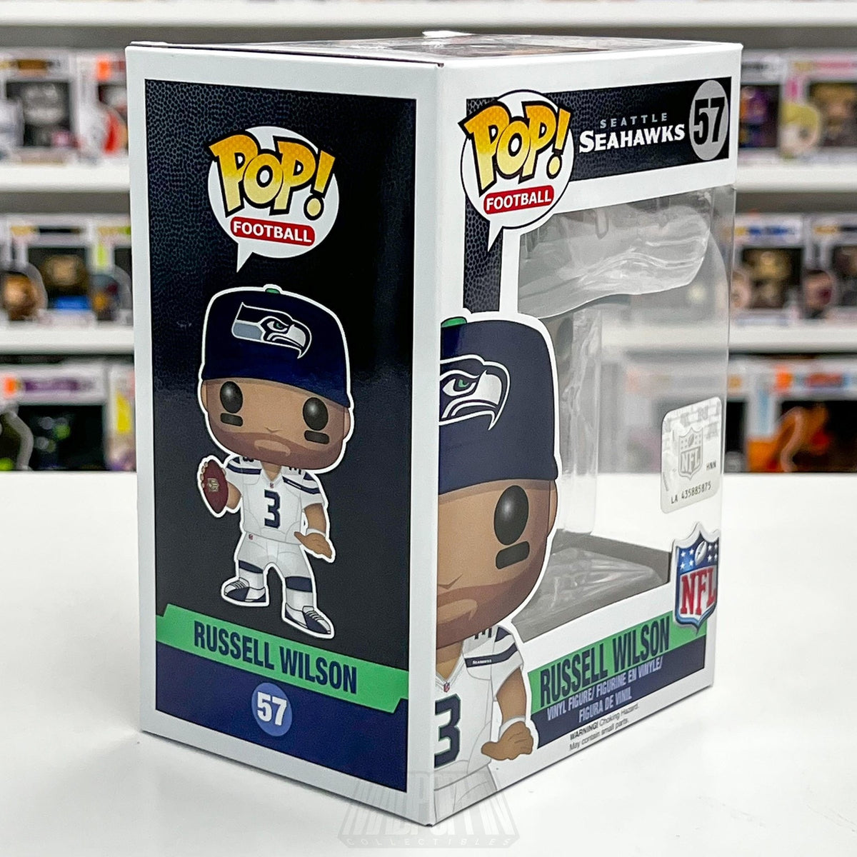 Funko Pop Seattle Seahawks NFL Football Russell Wilson Pop Vinyl Figure 57 QB