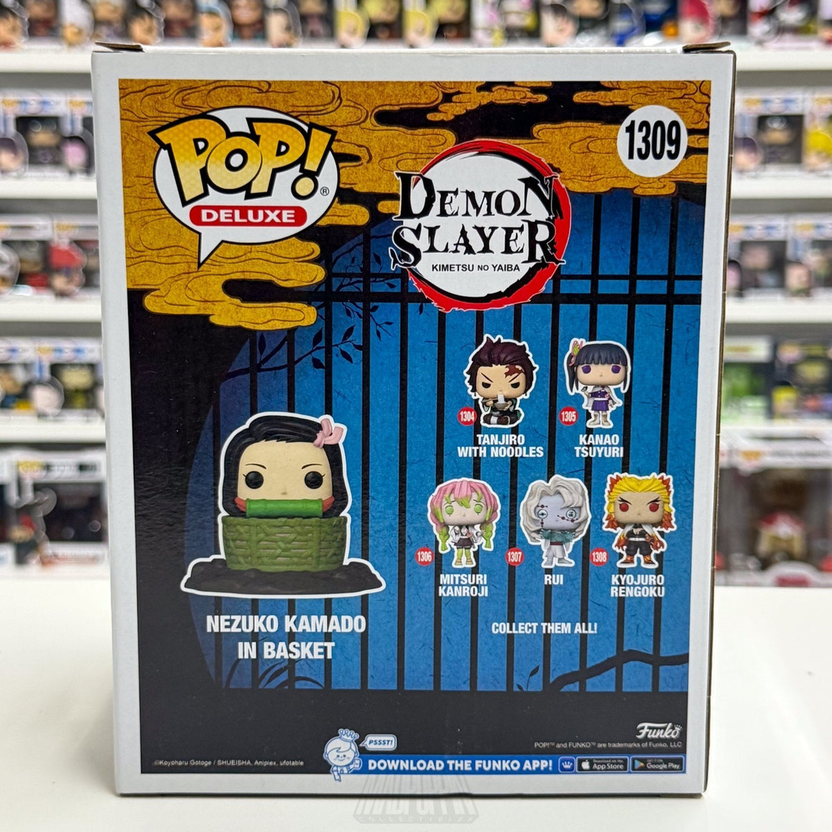 Funko Pop Anime Demon Slayer Nezuko Kamado In Basket Hot Topic 1309 Vinyl Figure
