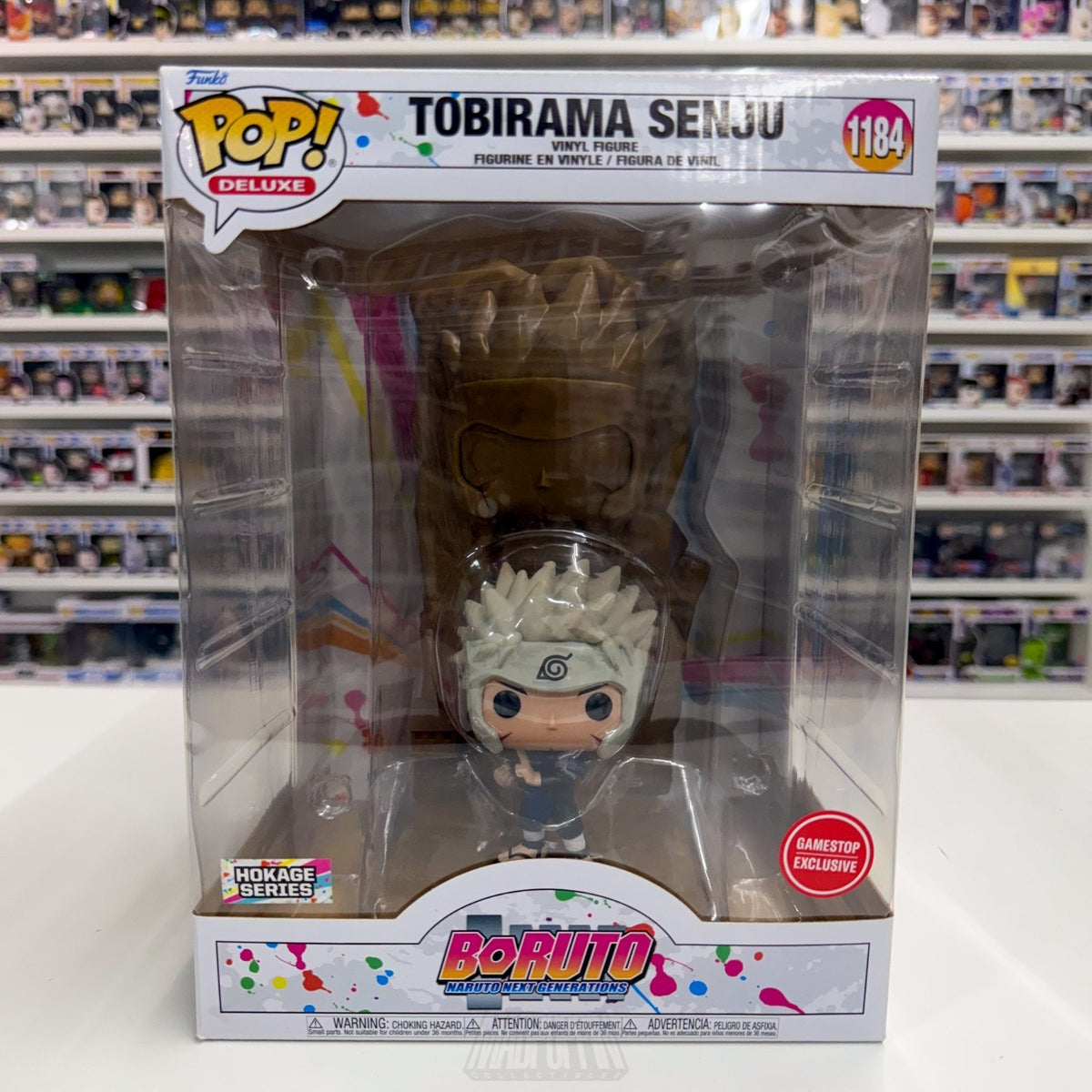Funko Pop Anime Boruto Hokage Series Tobirama Senju GameStop 1184 Vinyl Figure