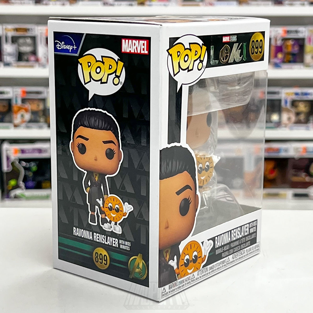 Funko Pop Marvel Studios Disney Loki Ravonna Renslayer with Miss Minutes 899 Toy
