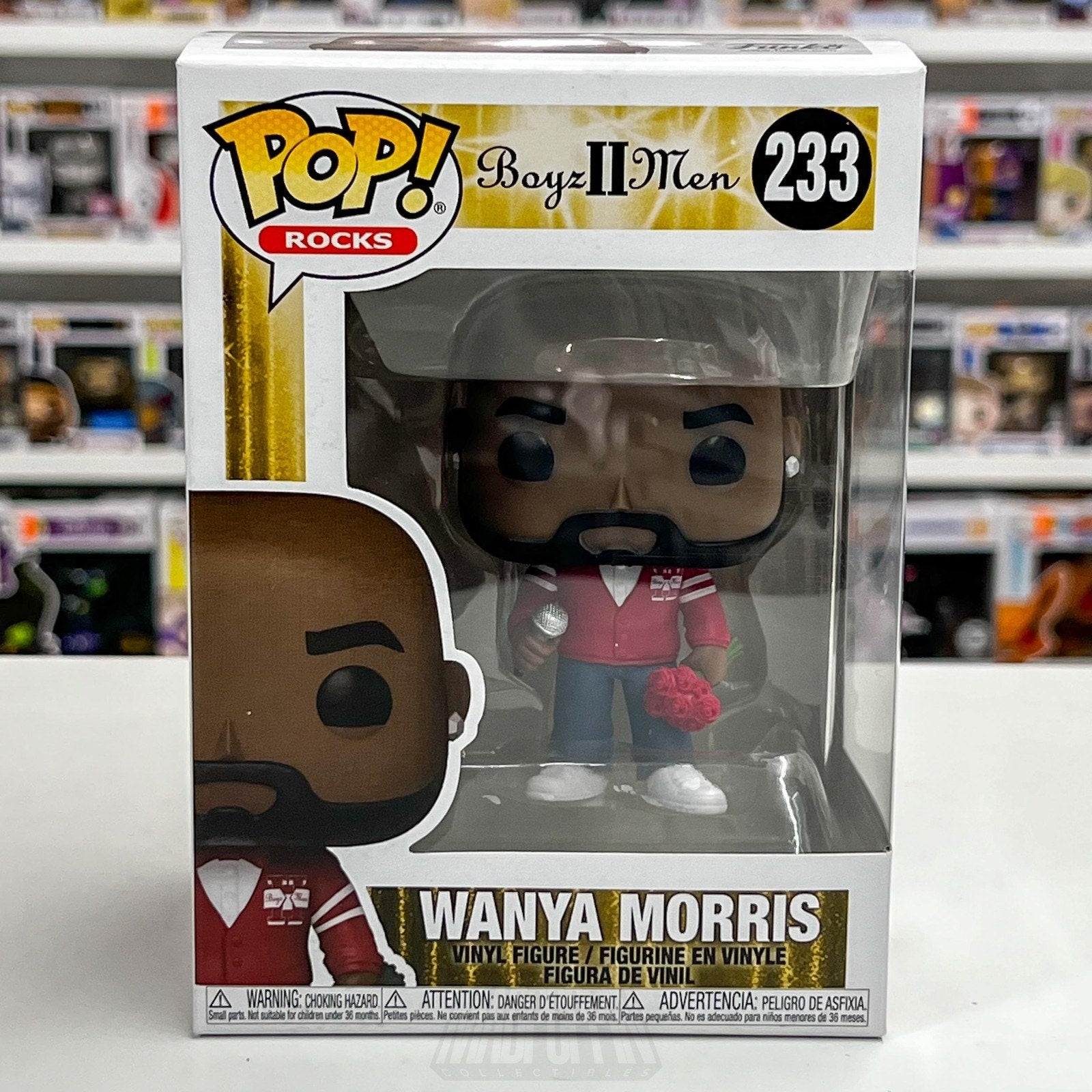Funko Pop Rocks Boyz II Men Wanya Morris 233 Music R&B Harmony Soul Vinyl Figure