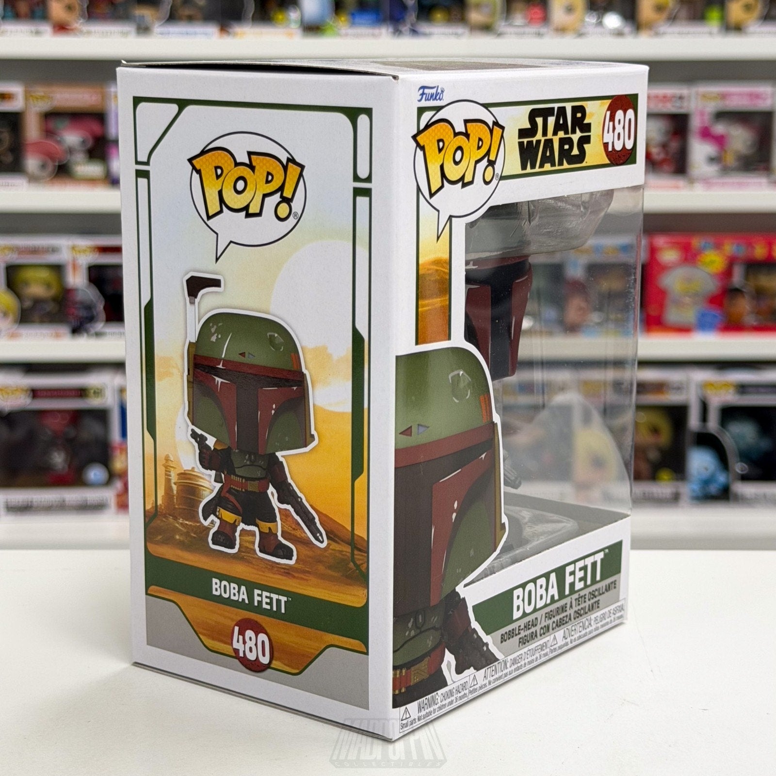 Funko Pop Star Wars Book of Boba Fett 480 Disney+ Bounty Hunter Toy Vinyl Figure