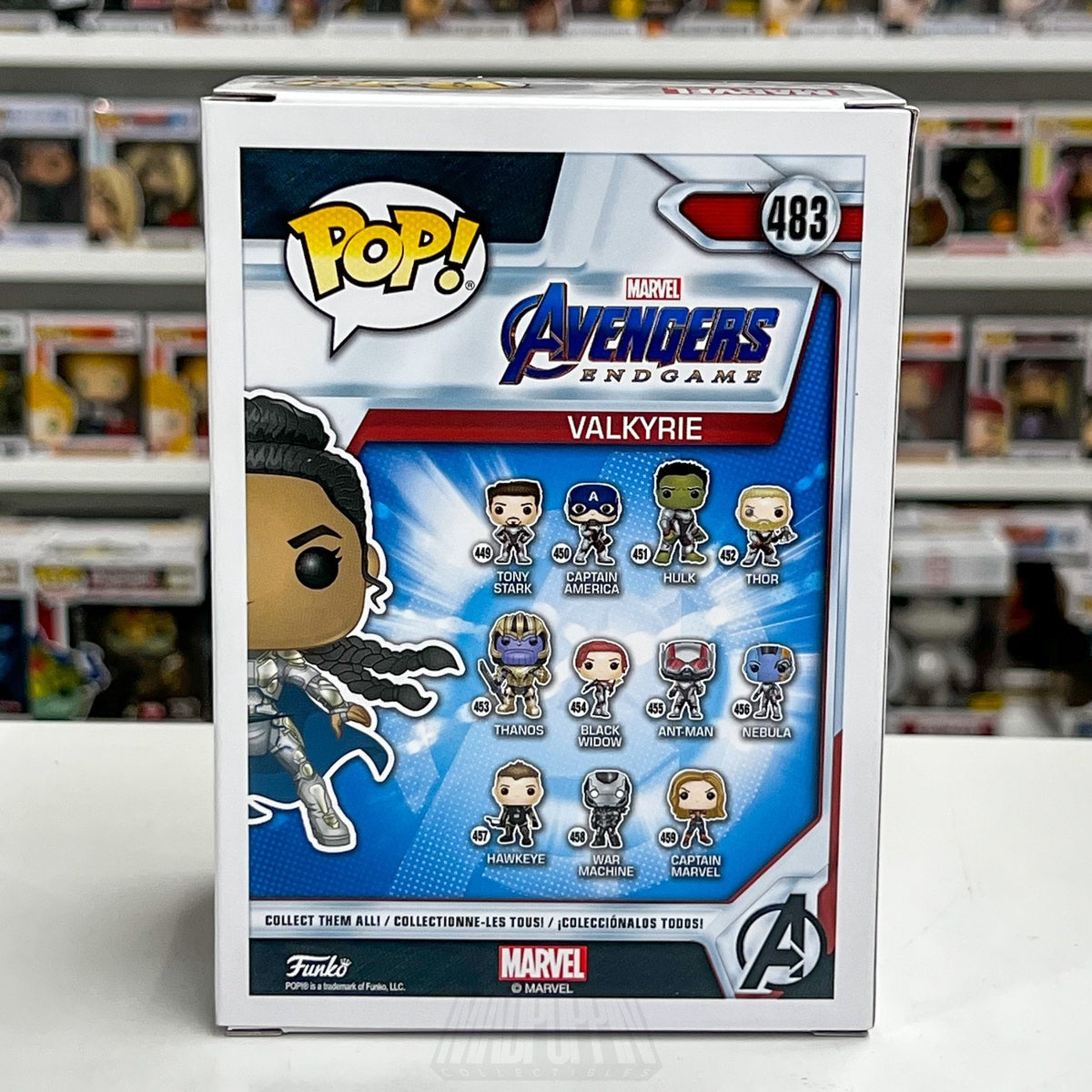 Funko Pop Marvel Collector Corps Avengers Endgame Valkyrie 483 Toy Vinyl Figure