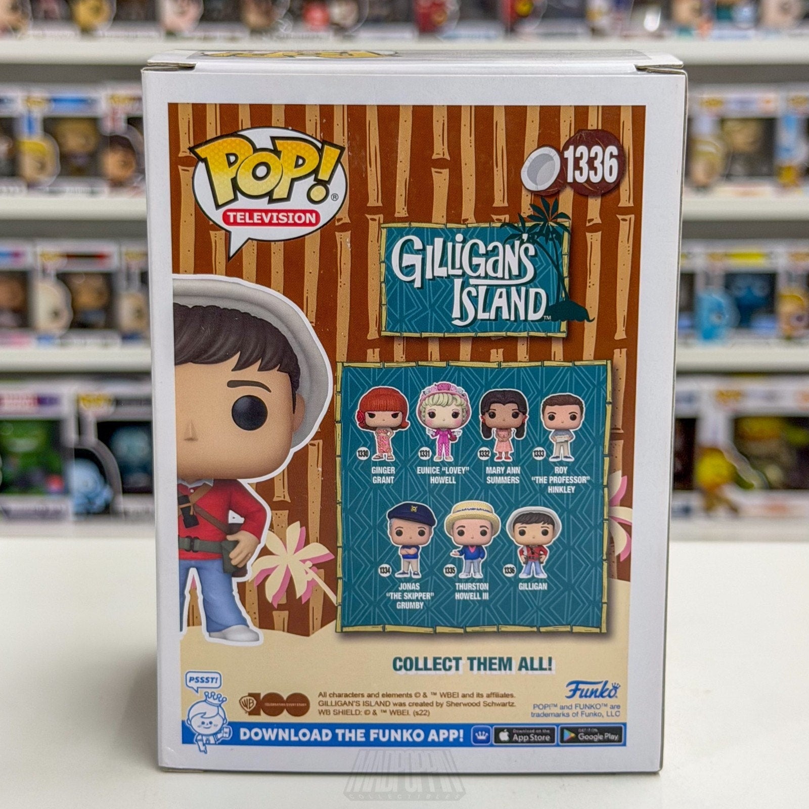 Funko Pop TV Gilligan's Island 1336 Shipwrecked Castaways Sitcom Vinyl Figure