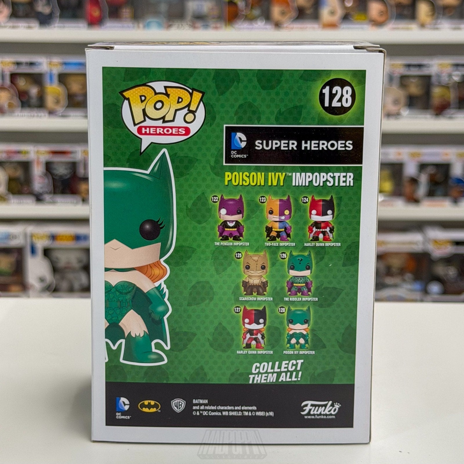 Funko Pop DC Super Heroes Poison Ivy Impopster Batman 128 Vaulted Vinyl Figure