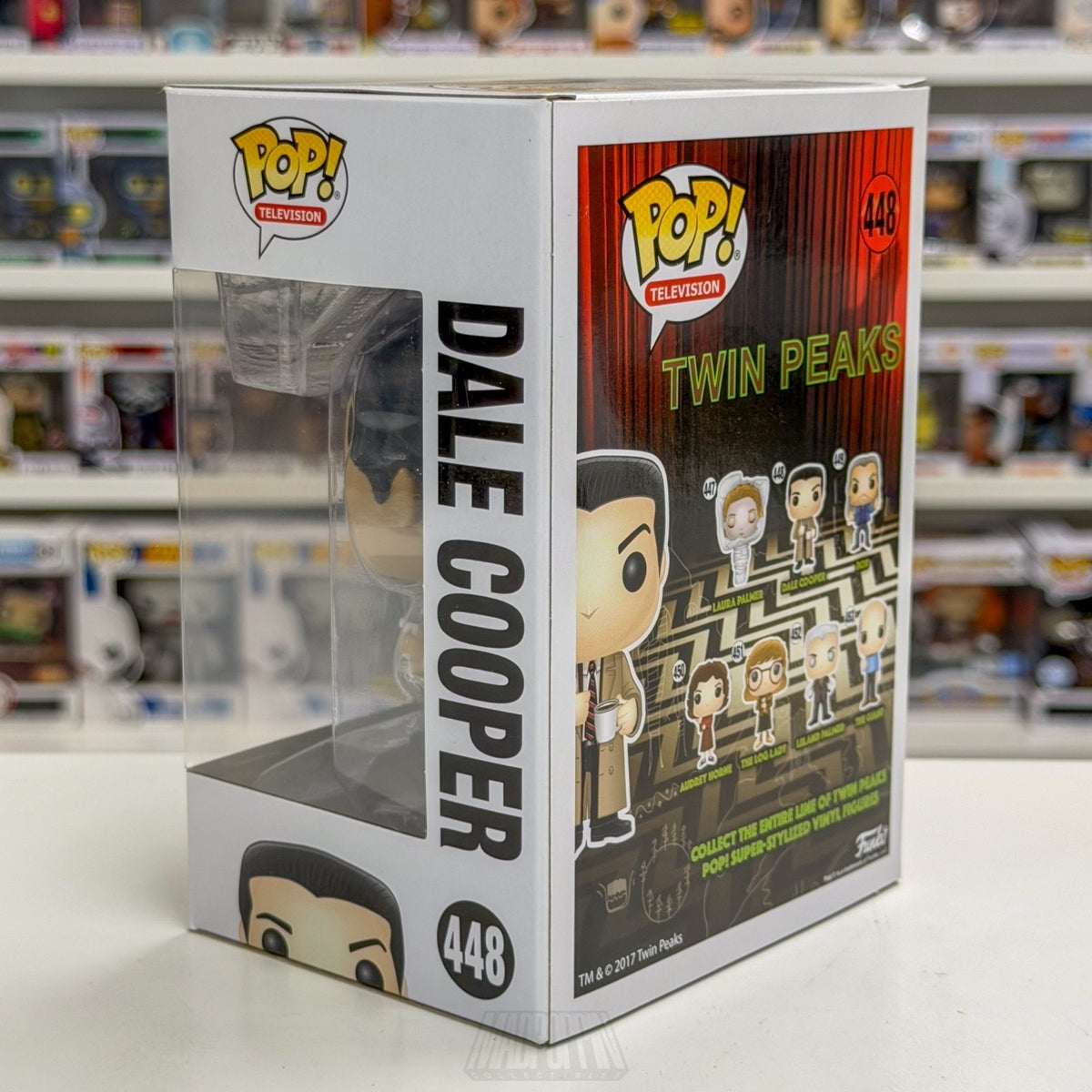 Funko Pop TV Twin Peaks Agent Dale Cooper w/Mug 448 Vaulted Rare Vinyl Figure