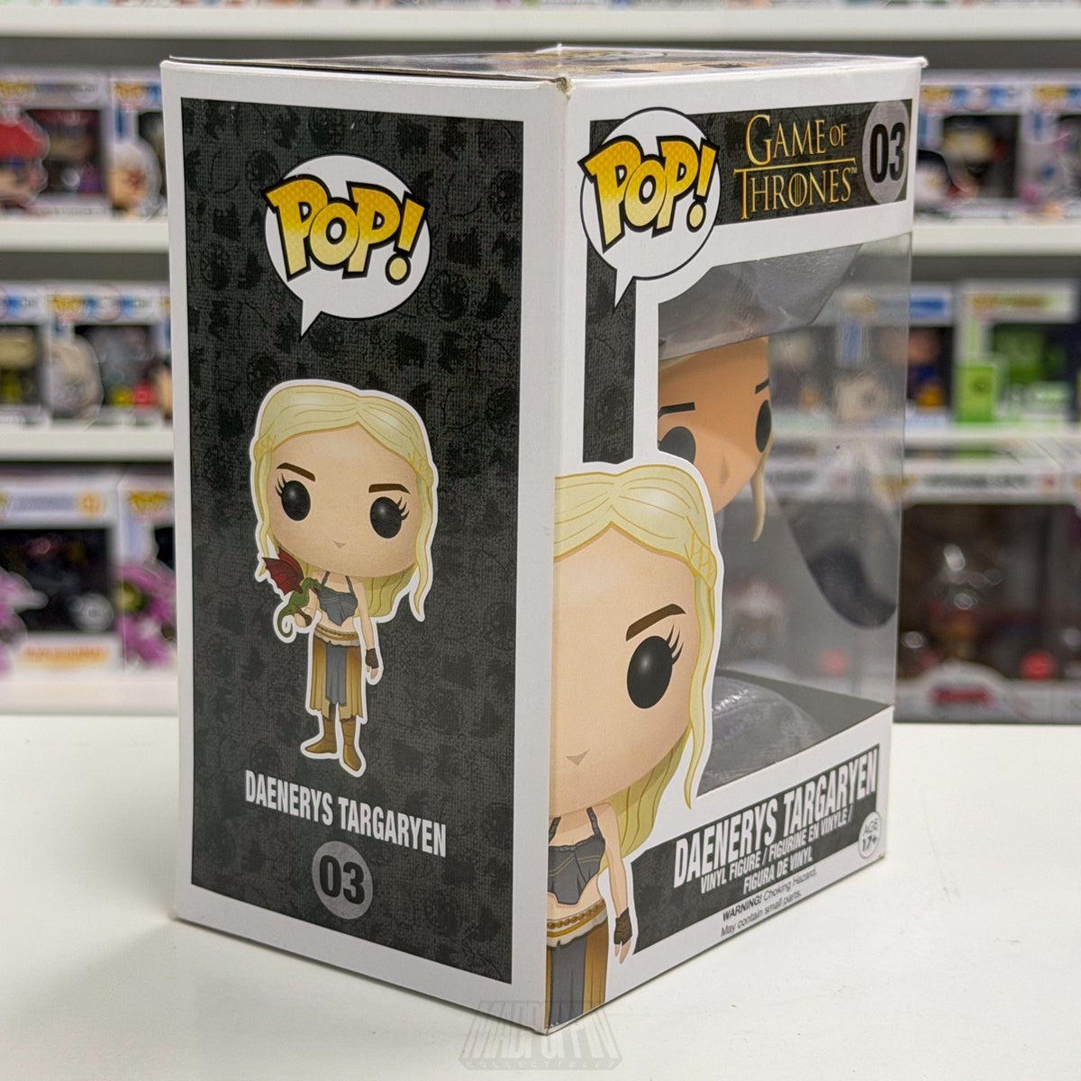 Funko Pop TV HBO Game of Thrones Daenerys Targaryen w/Dragon 03 Toy Vinyl Figure