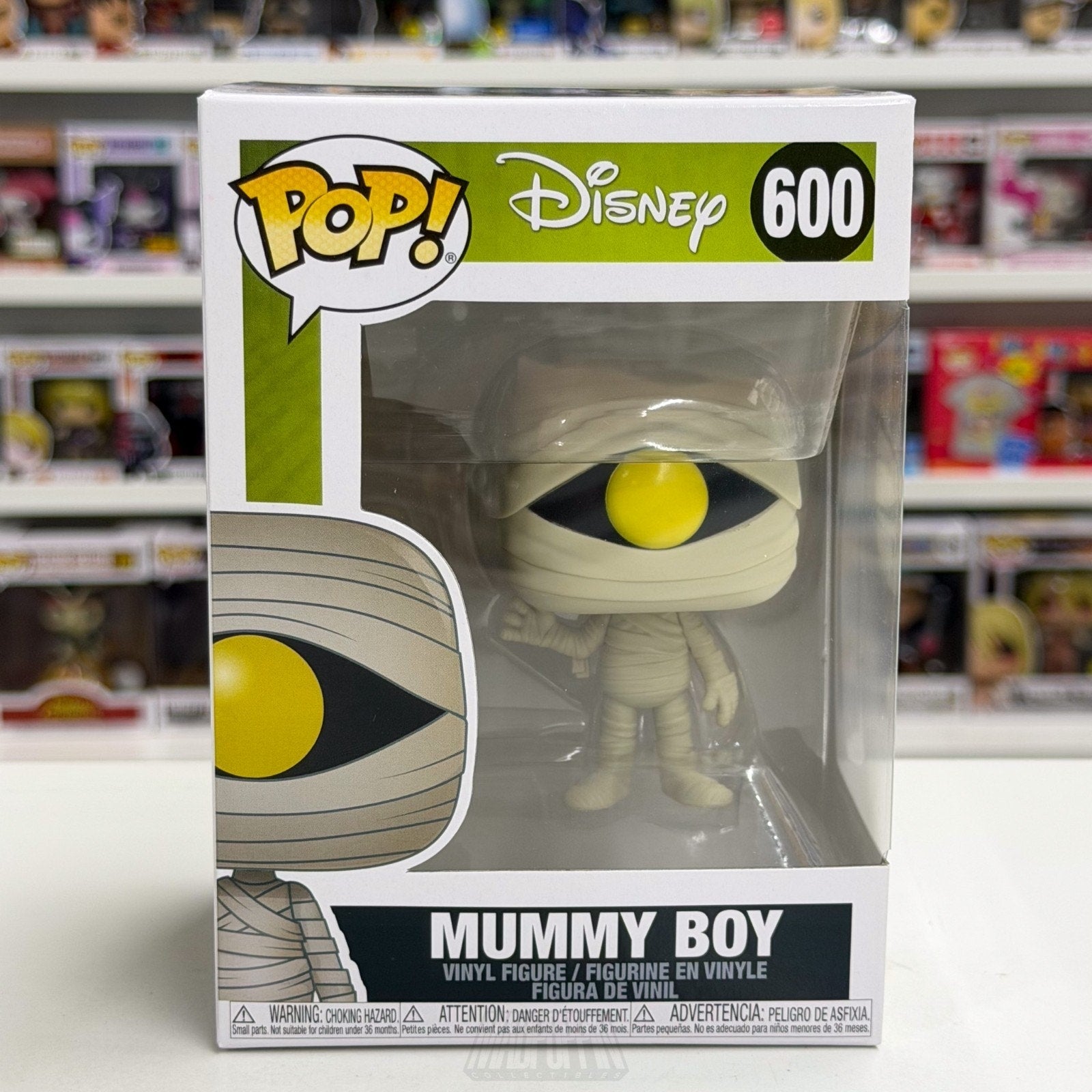 Funko Pop Disney Nightmare Before Christmas Mummy Boy 600 Halloween Vinyl Figure