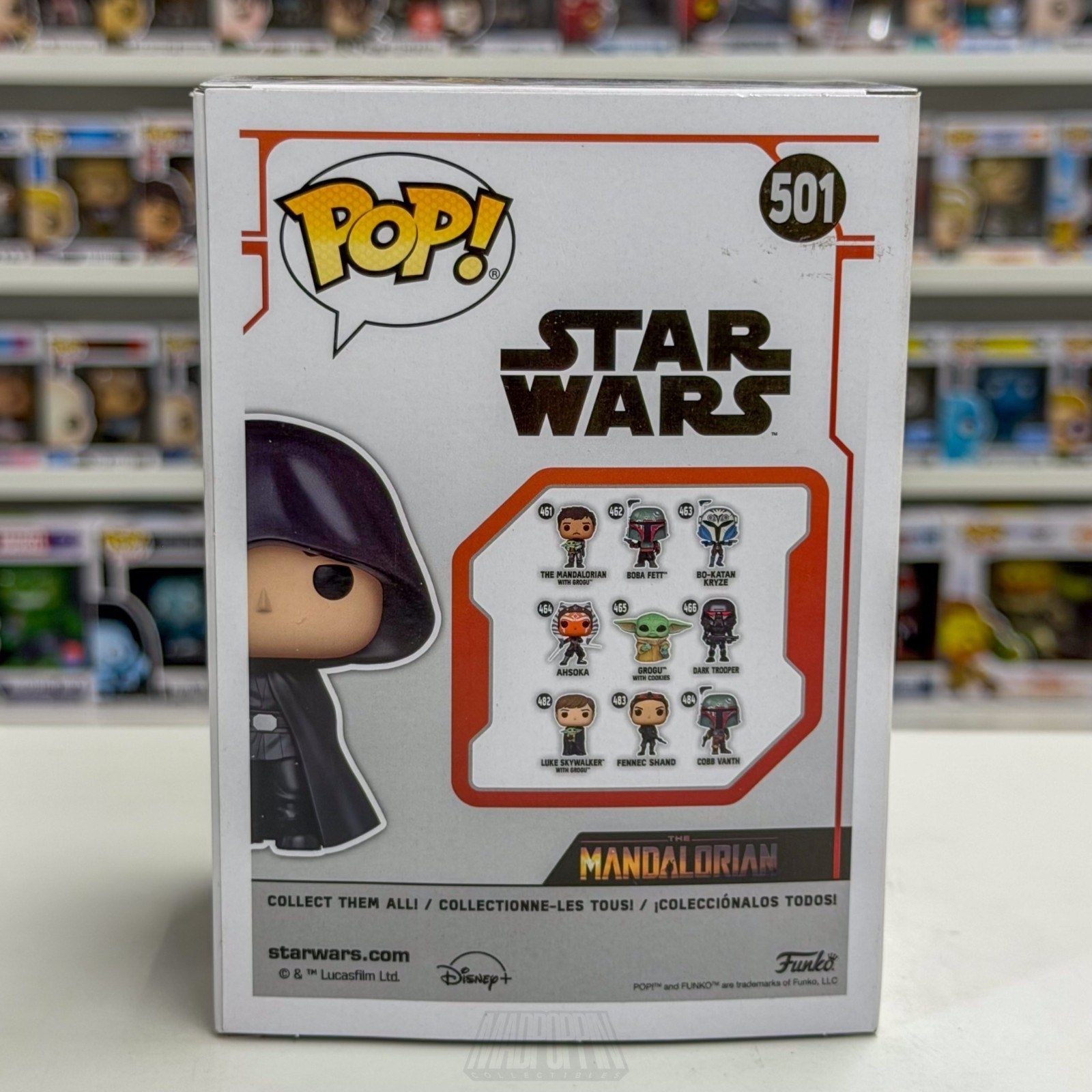 Funko Pop Star Wars Luke Skywalker Glow Entertainment Earth 501 Toy Vinyl Figure