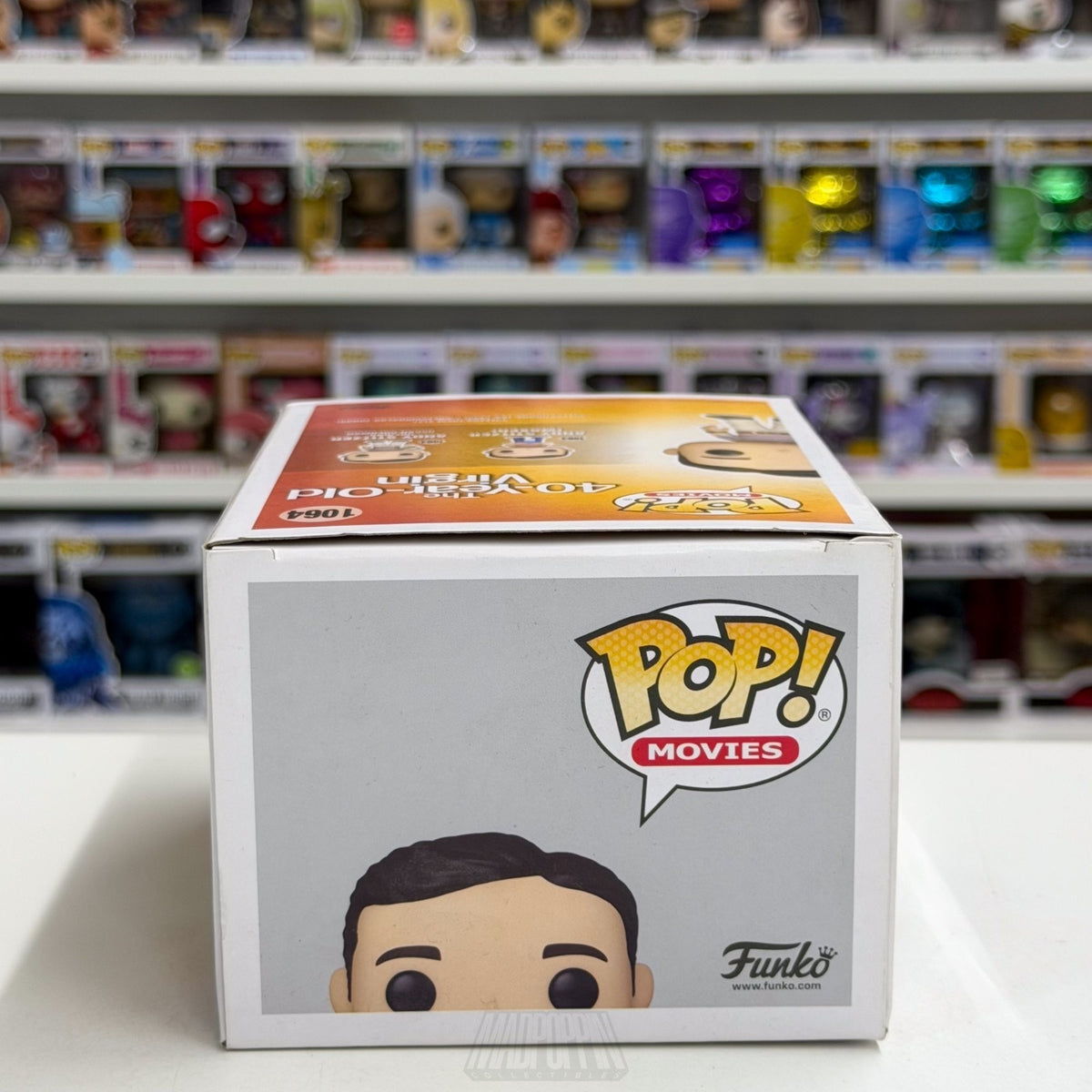 Funko Pop Movies 40 Year Old Virgin Andy Stitzer w/Oscar Goldman 1064 Toy Figure