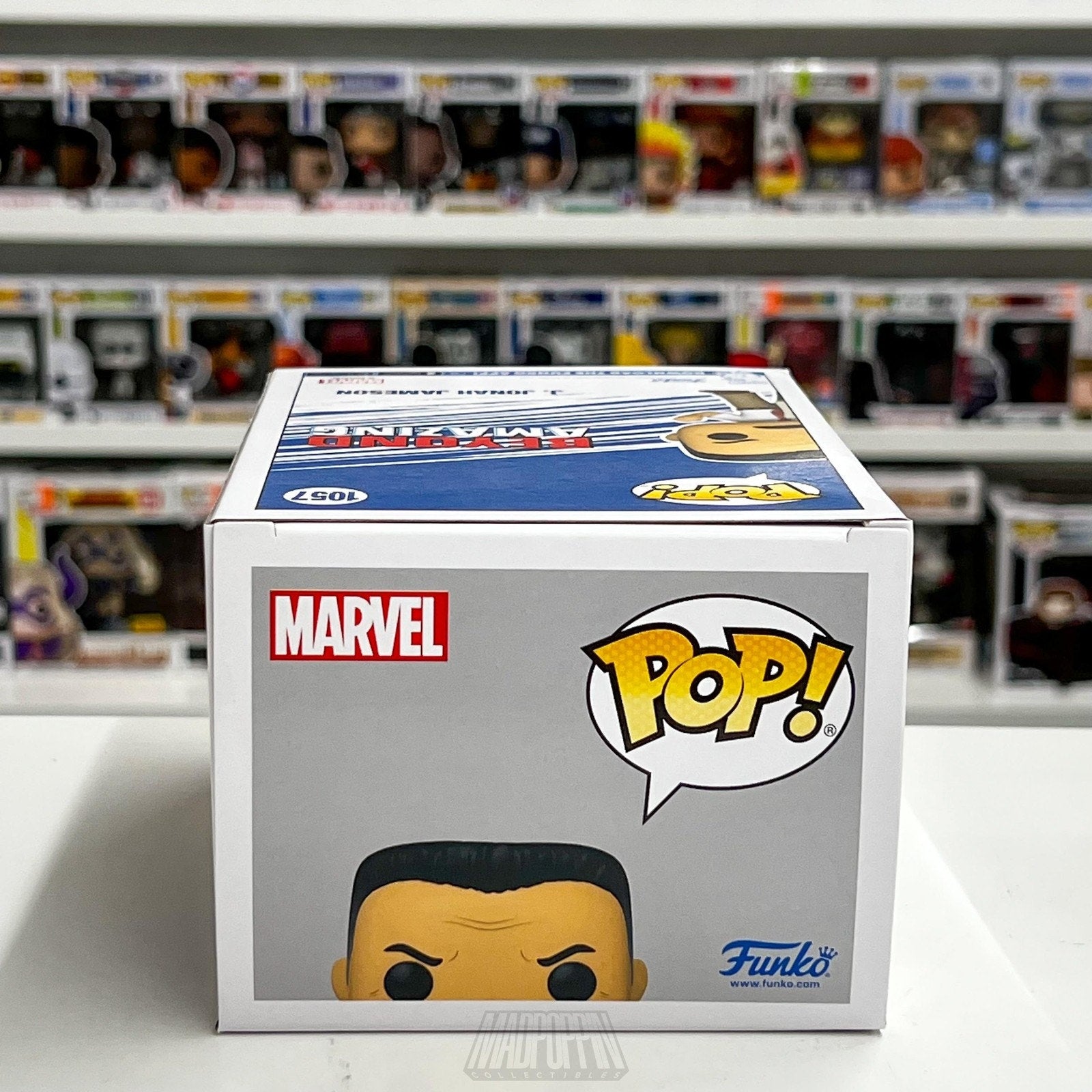 Funko Pop Marvel J Jonah Jameson Entertainment Earth 1057 Spider-Man Toy Figure