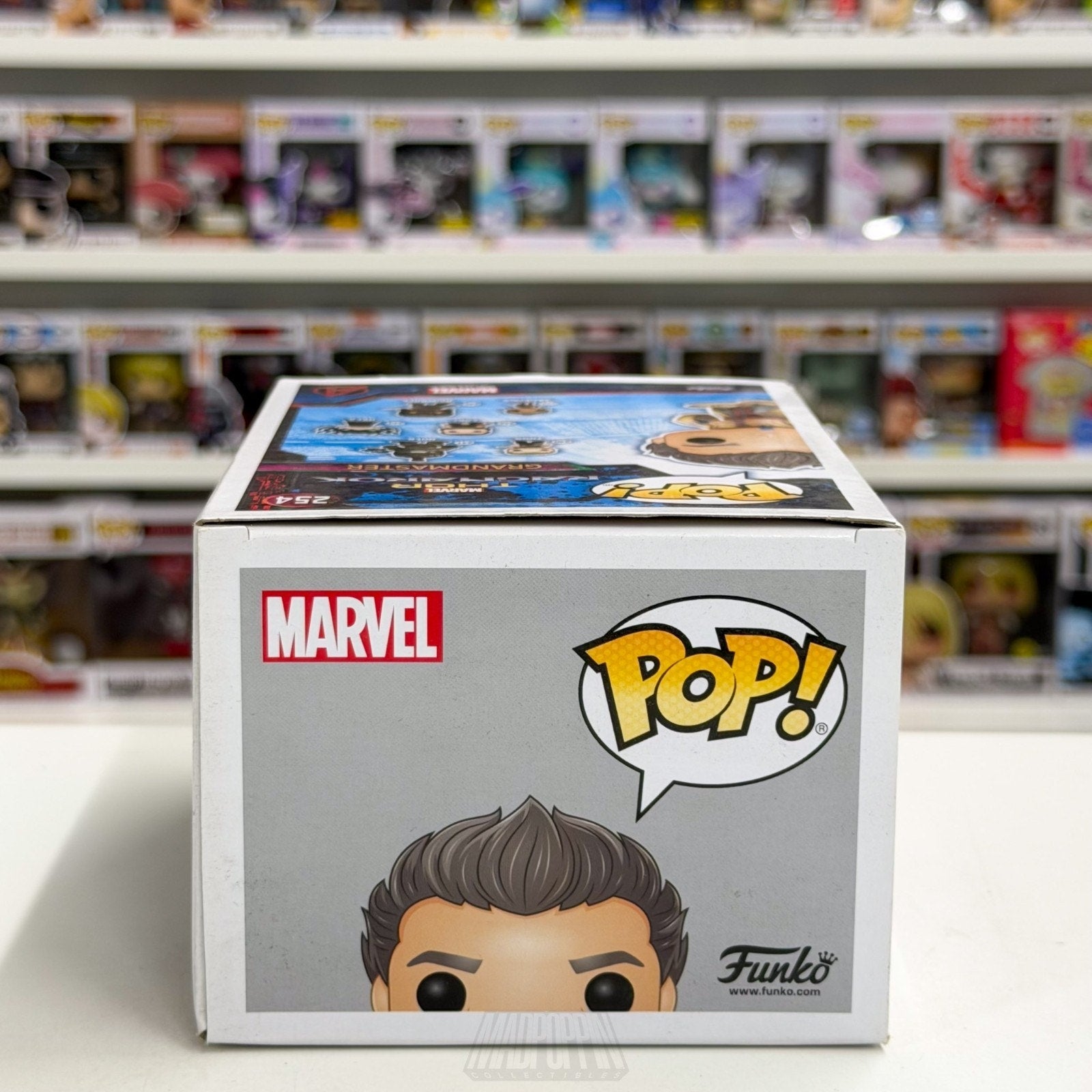 Funko Pop Marvel Thor Ragnarok Grandmaster NYCC 254 Sakaar Dictator Vinyl Figure