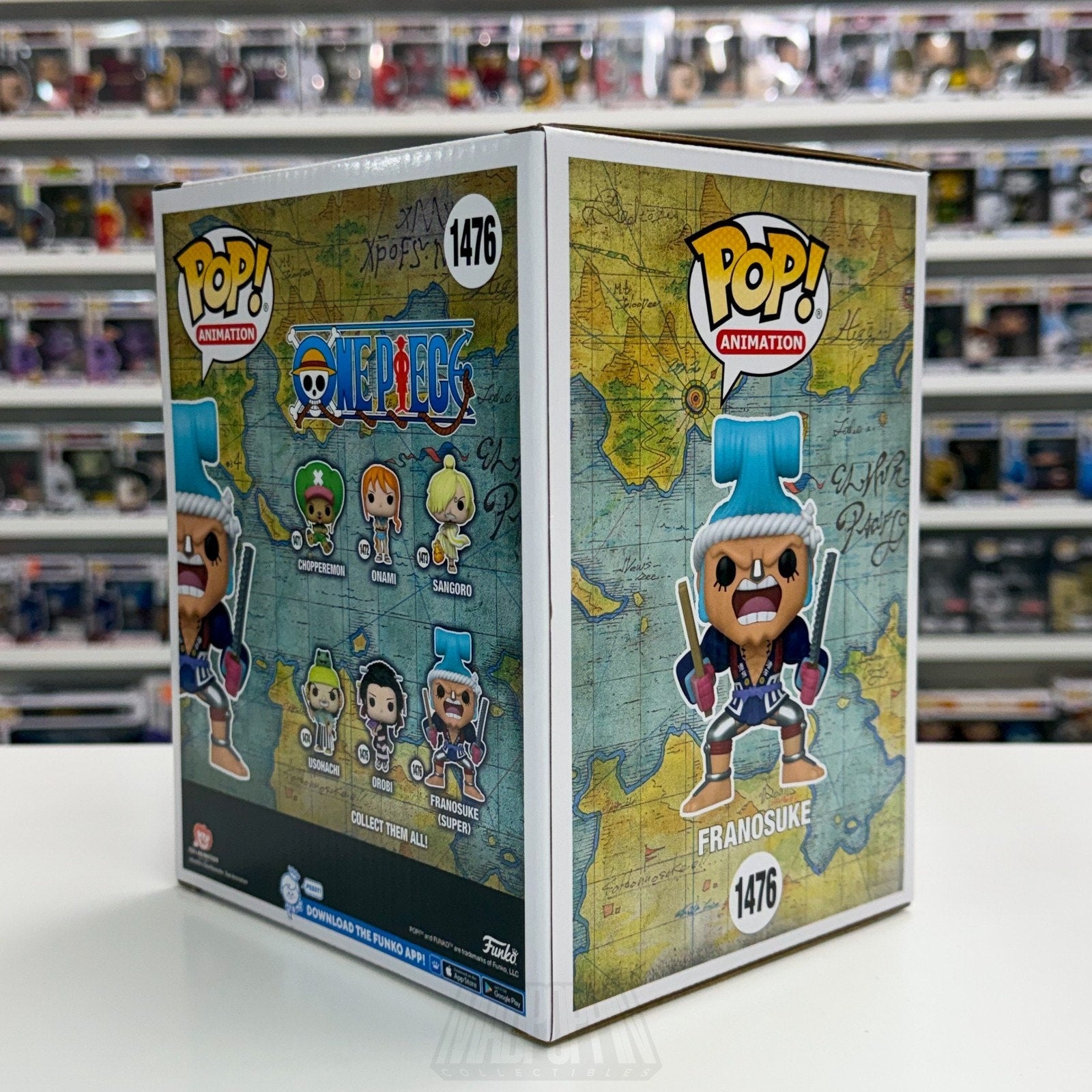 Funko Pop Anime One Piece Franosuke Franky 1476 Japan Manga Toy 6" Vinyl Figure