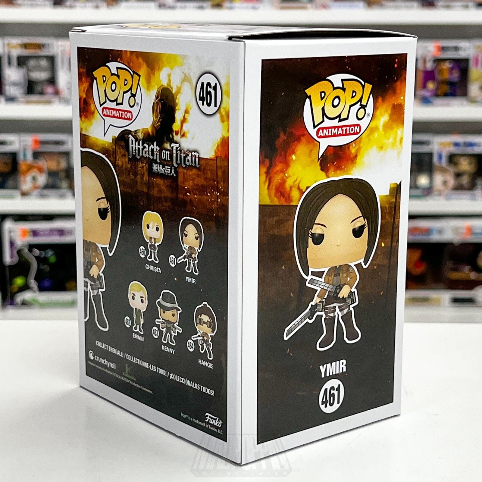 Funko Pop Anime Attack On Titan Ymir 461 Vinyl Figure AOT Animation Manga Toy
