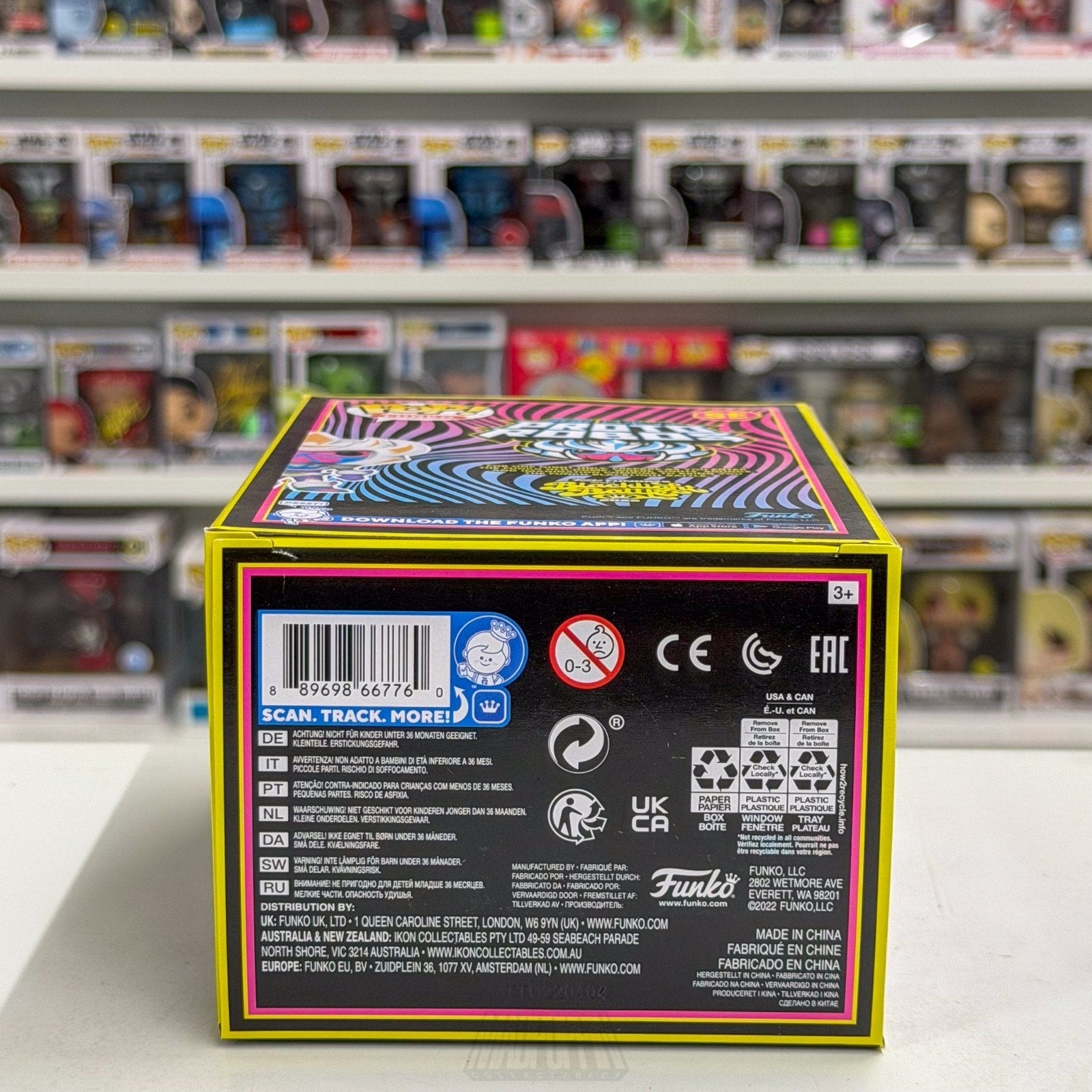 Funko Pop Fundays Blacklight Battle Proto Robos Limited 6250 Pcs SE Vinyl Figure