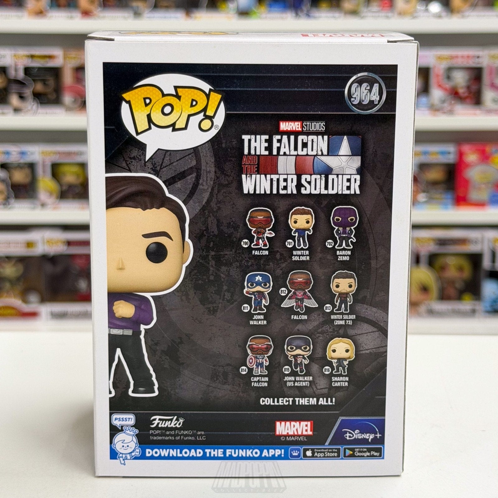 Funko Pop Marvel Collector Corps Baron Zemo Dancing 964 Mastermind Vinyl Figure