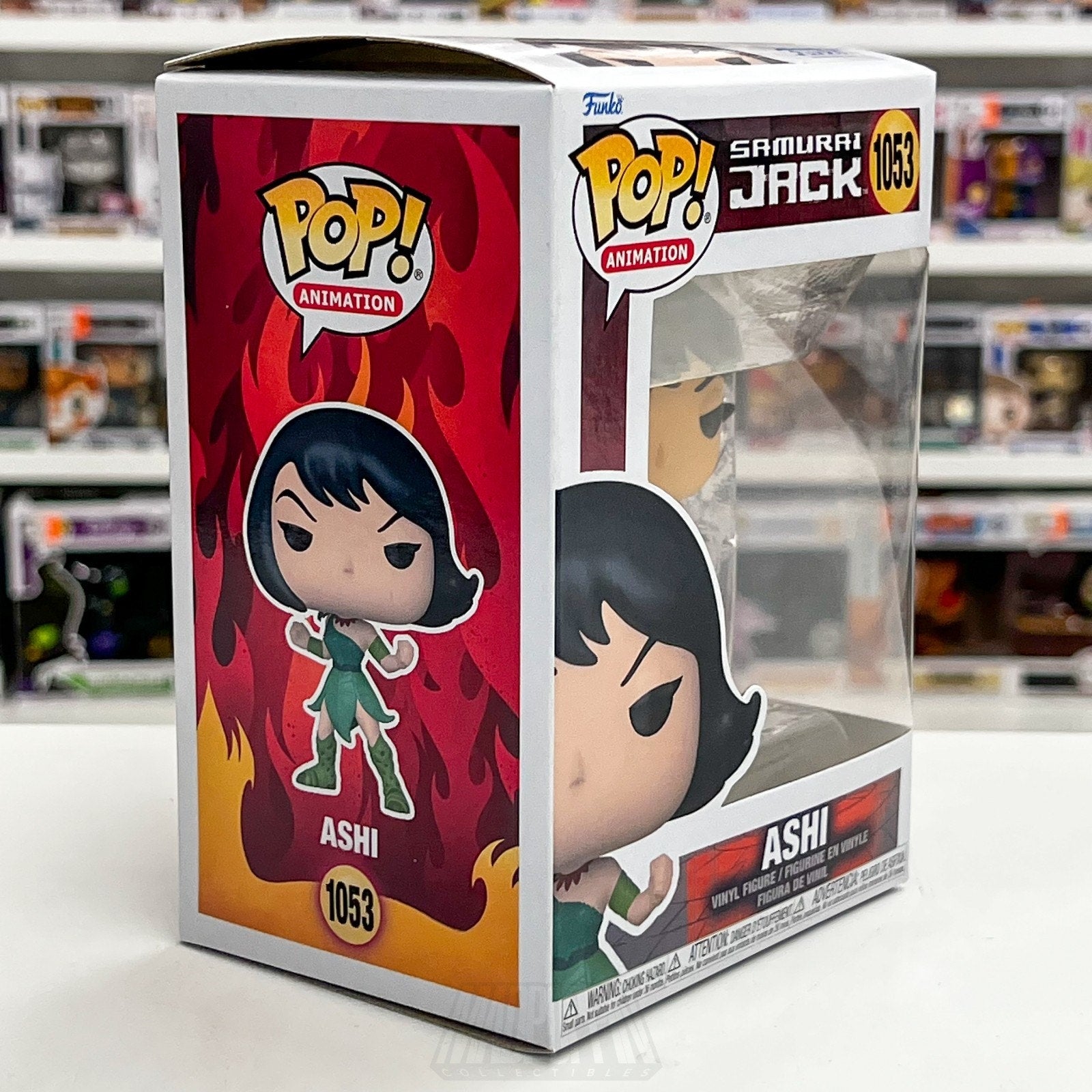 Funko Pop Animation Samurai Jack Ashi 1053 Figure Cartoon Network Adult Swim