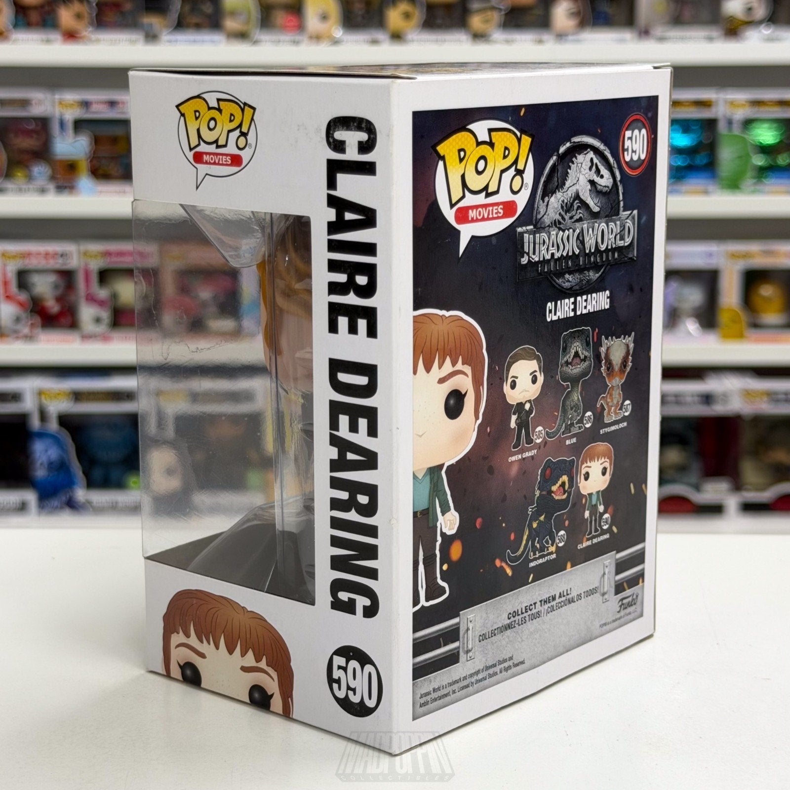 Funko Pop Movies Jurassic World Fallen Kingdom Claire Dearing 590 Vinyl Figure