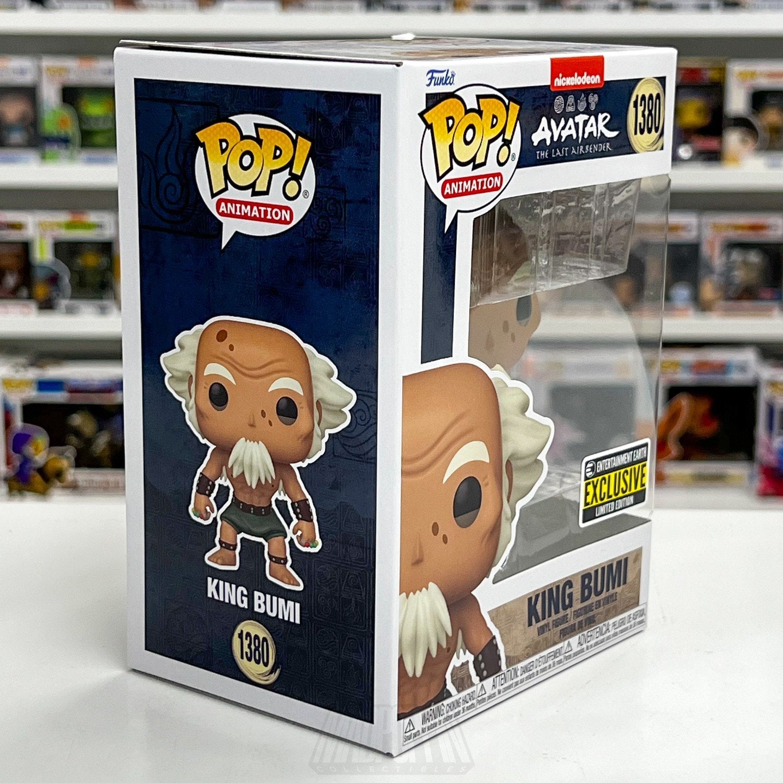 Funko Pop Anime Avatar Last Airbender King Bumi Entertainment Earth 1380 Figure