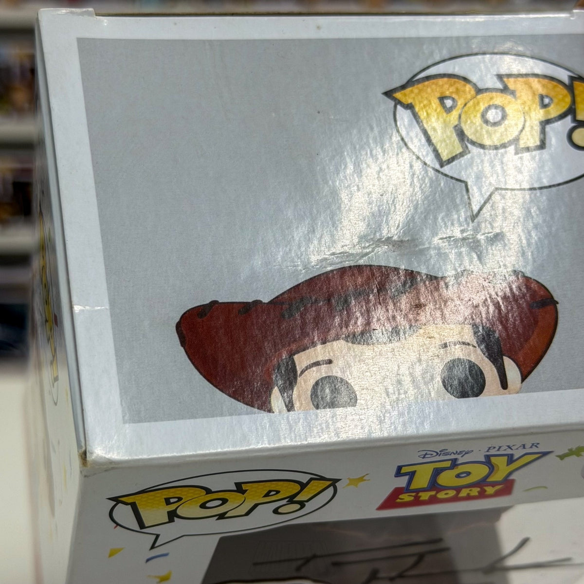 Funko Pop Disney Pixar Woody 20th Signed Auto Tom Hanks Beckett 168 Vinyl Figure