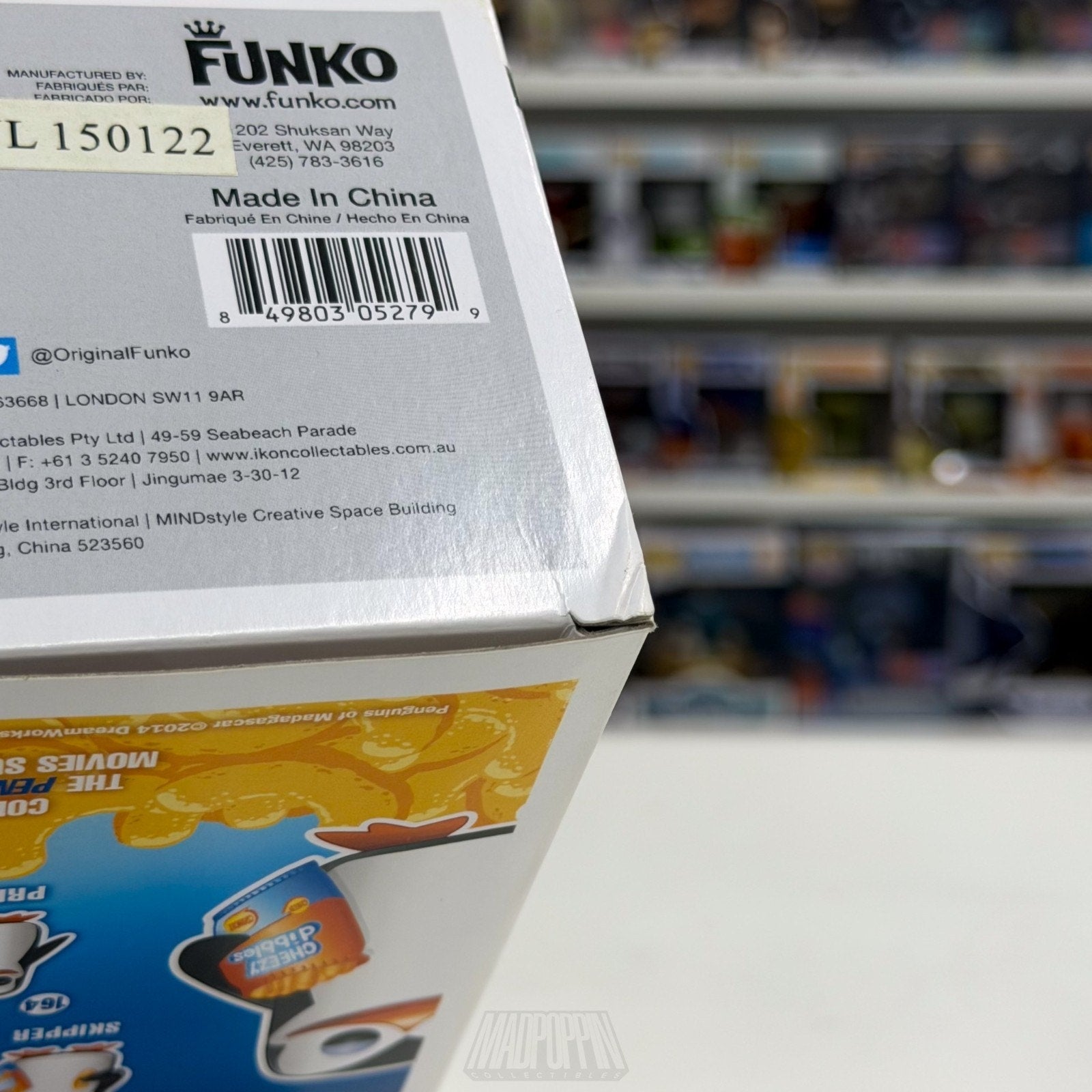 Funko Pop Movies Penguins Madagascar Skipper 161 Animation Comedy Vinyl Figure