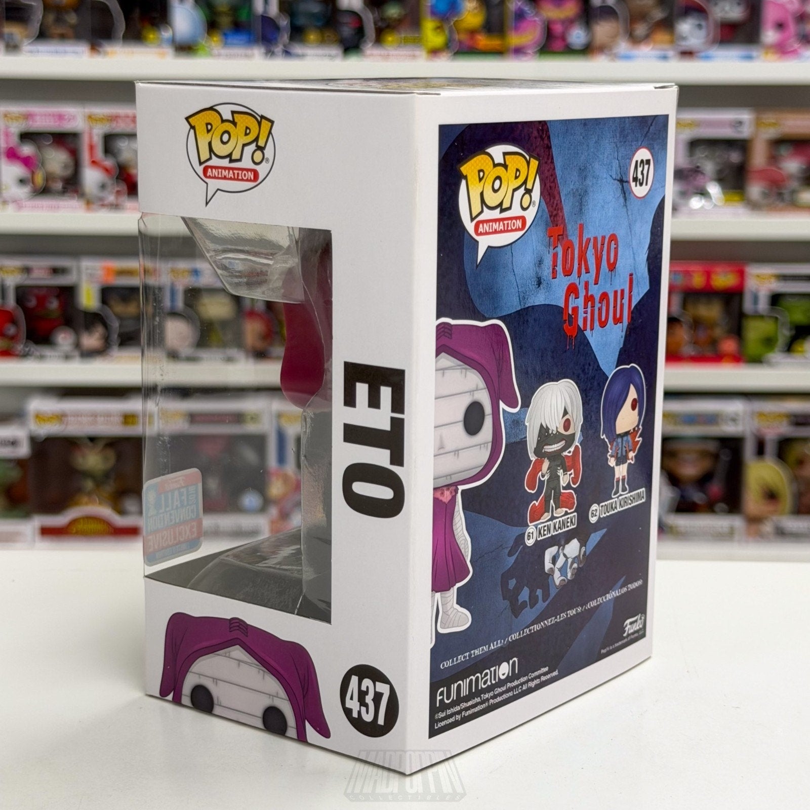 Funko Pop Anime Tokyo Ghoul Eto NYCC Con 437 Japan Dark Manga Toy Vinyl Figure