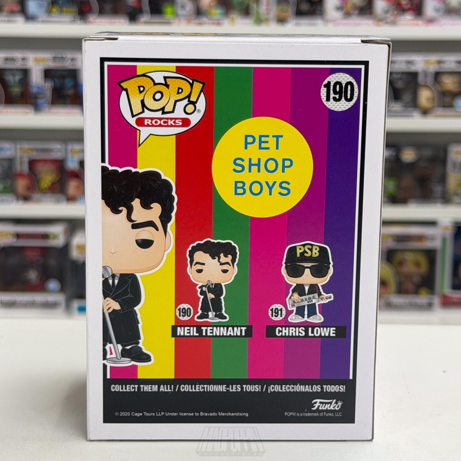 Funko Pop Rocks Pet Shop Boys Neil Tennant 190 New Wave 80s Music Vinyl Figure
