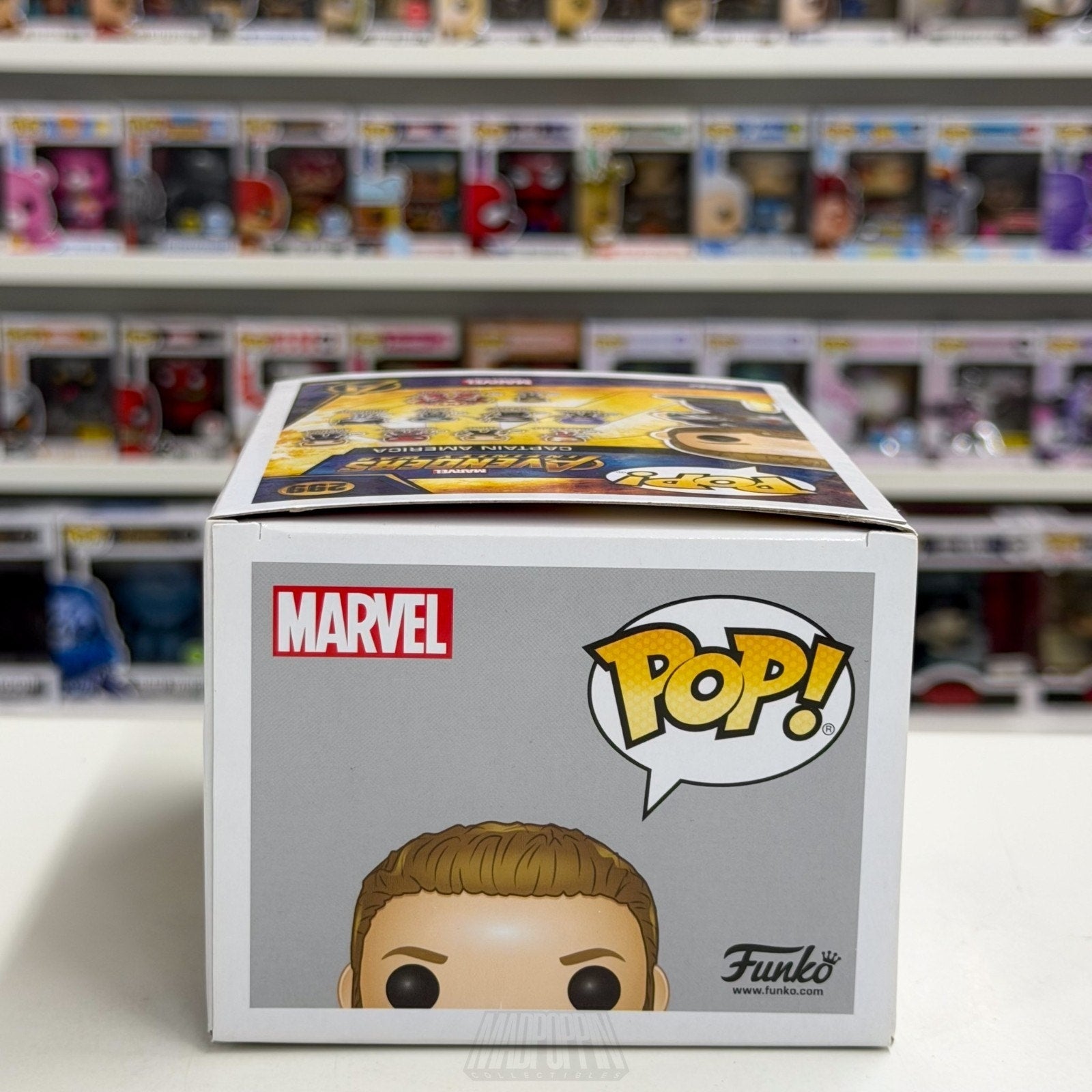 Funko Pop Marvel Avengers Infinity War Captain America Walmart 299 Vinyl Figure