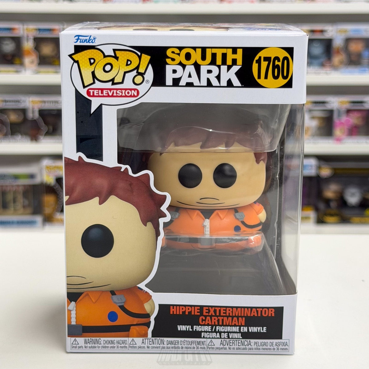 Funko Pop TV South Park Hippie Exterminator Cartman 1760 Animation Vinyl Figure