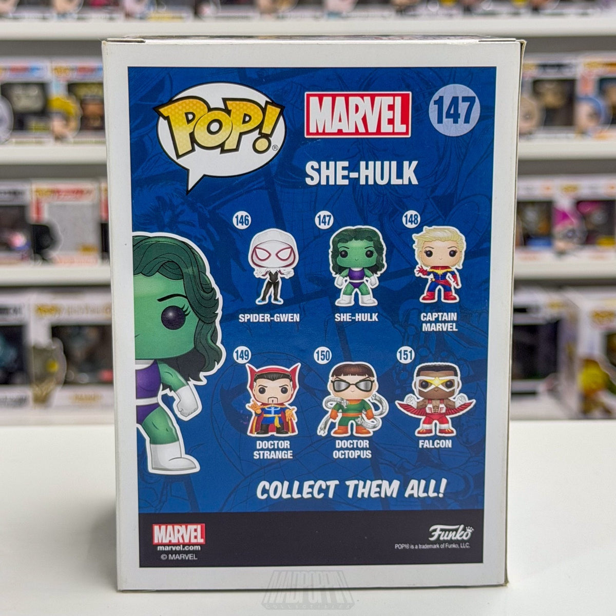 Funko Pop Marvel She-Hulk Glow in the Dark LACC Comikaze 147 Toy Vinyl Figure