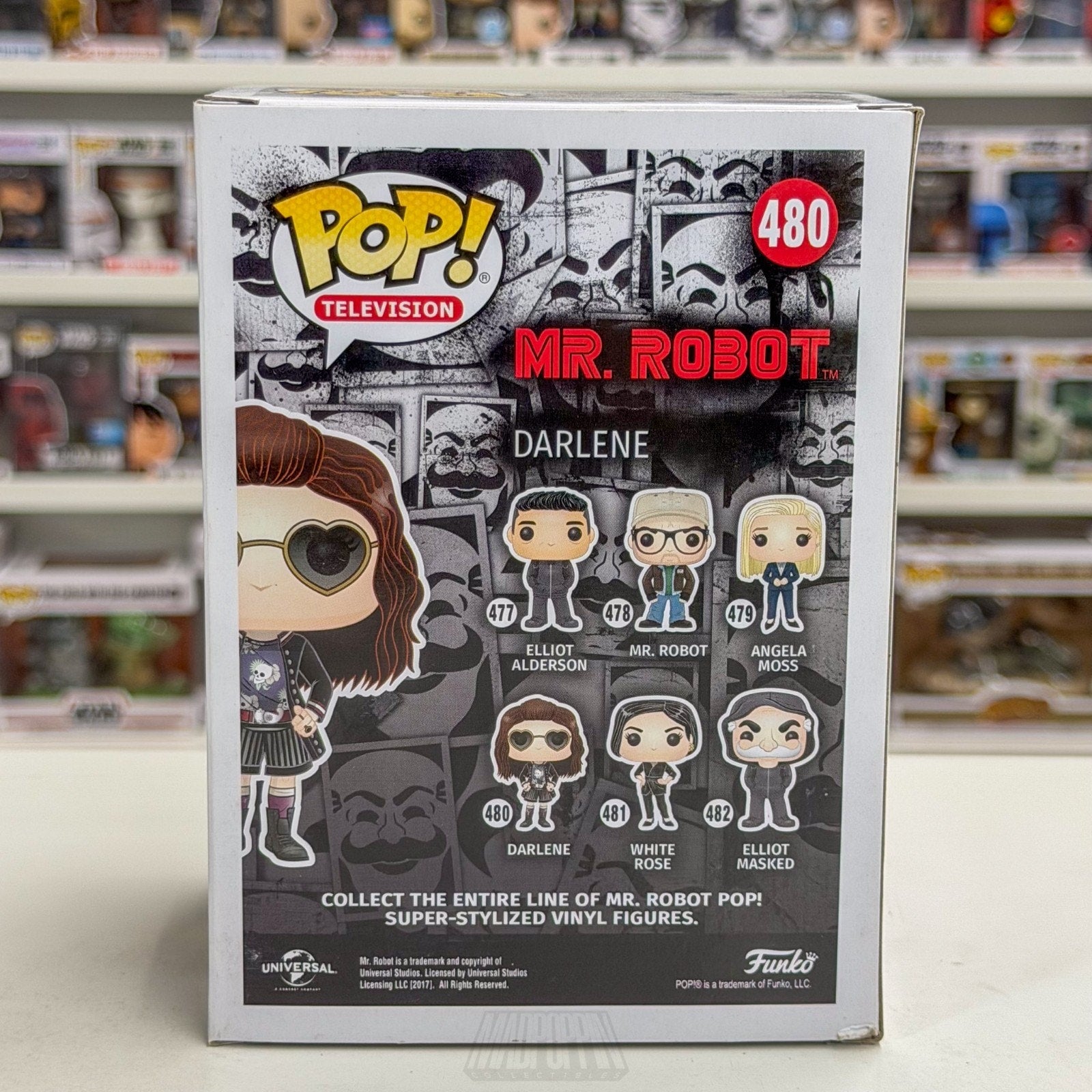 Funko Pop TV Mr Robot Darlene Alderson 480 Cyber Hacker Drama Toy Vinyl Figure