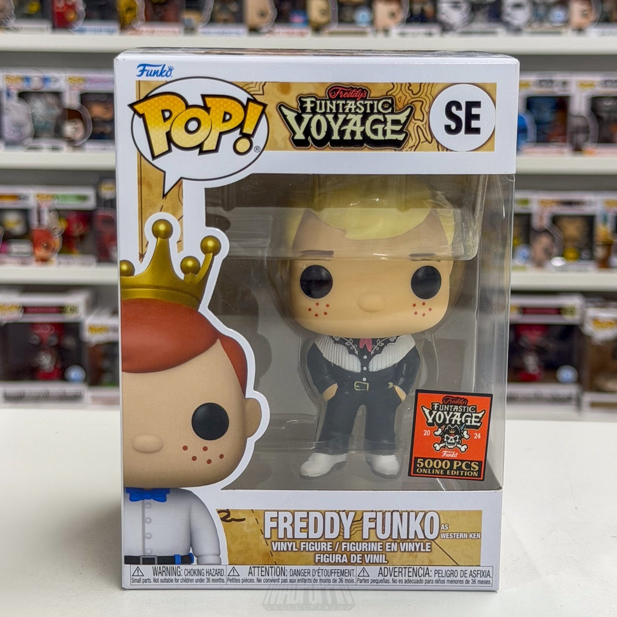Funko Pop Fundays Funtastic Voyage Freddy as Western Ken SE Barbie Vinyl Figure