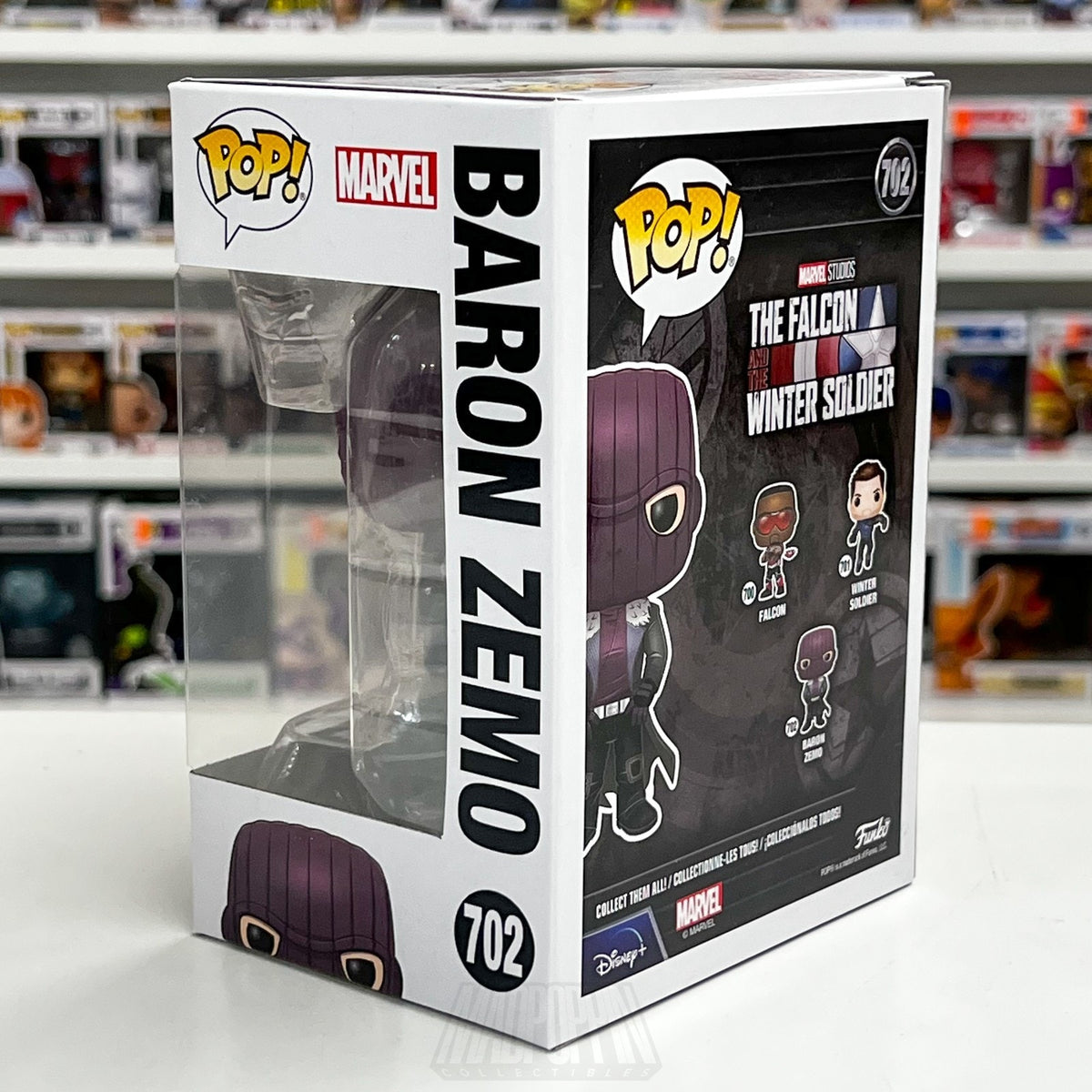 Funko Pop Marvel Falcon & Winter Soldier Baron Zemo 702 Vinyl Figure Comics MCU