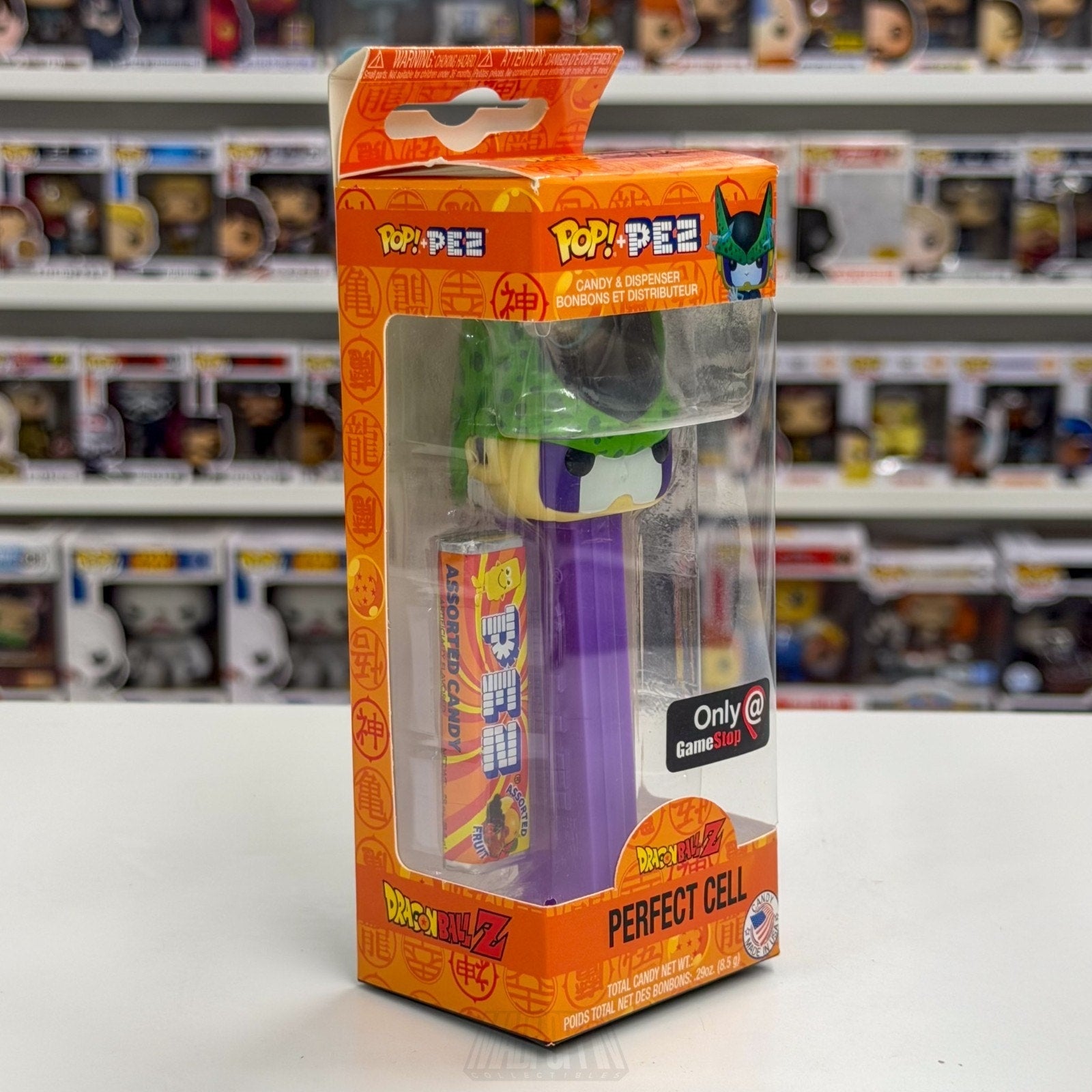 Funko Pop Pez Anime Dragon Ball Z Perfect Cell GameStop Candy Retro Vinyl Figure
