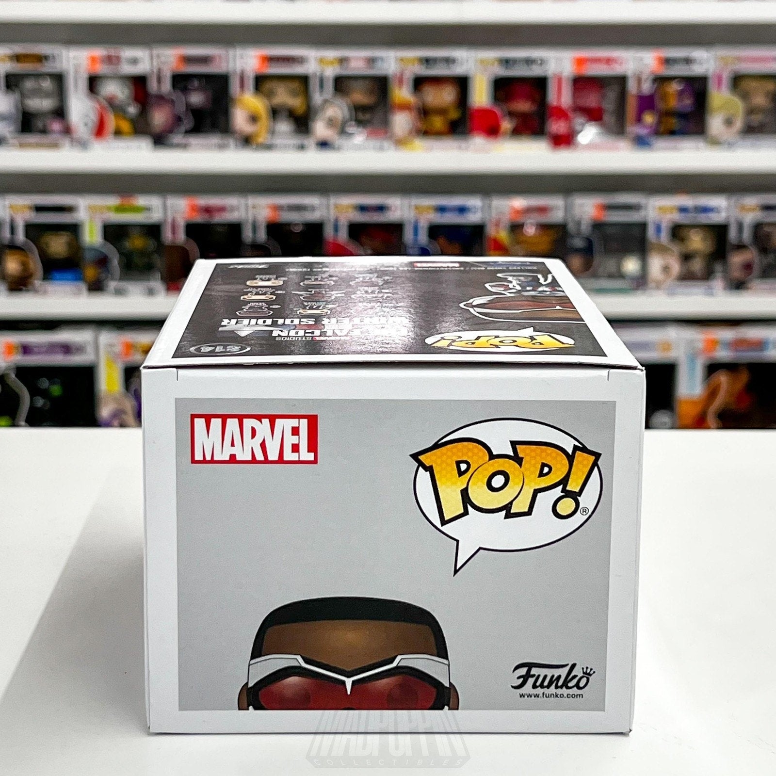 Funko Pop Marvel Captain America Sam Wilson 814 Bobble-Head Vinyl Figure Falcon