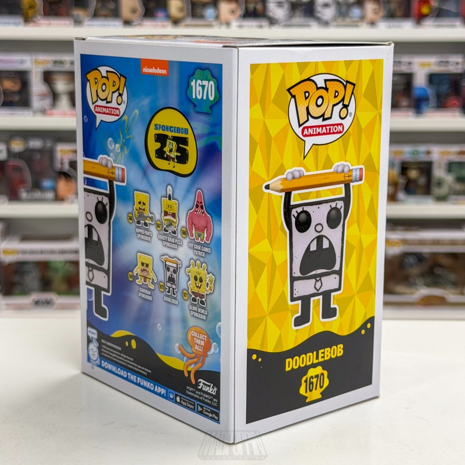 Funko Pop Animation Nickelodeon Spongebob Squarepants Doodlebob 1670 Toy Figure