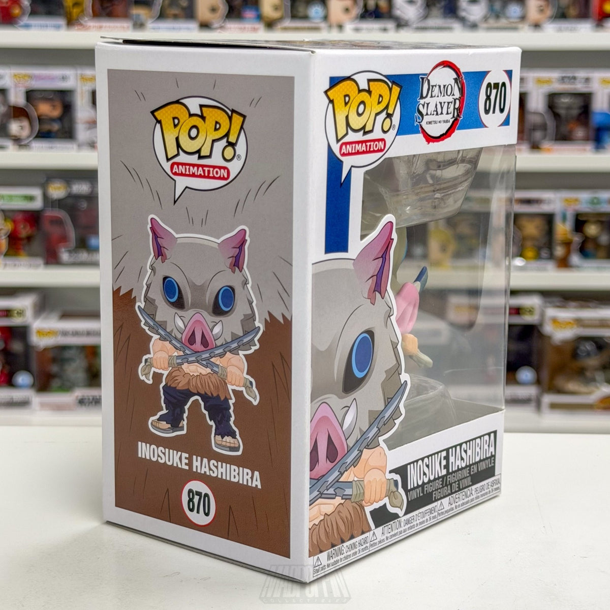Funko Pop Anime Demon Slayer Inosuke Hashibira 870 Japanese Manga Vinyl Figure