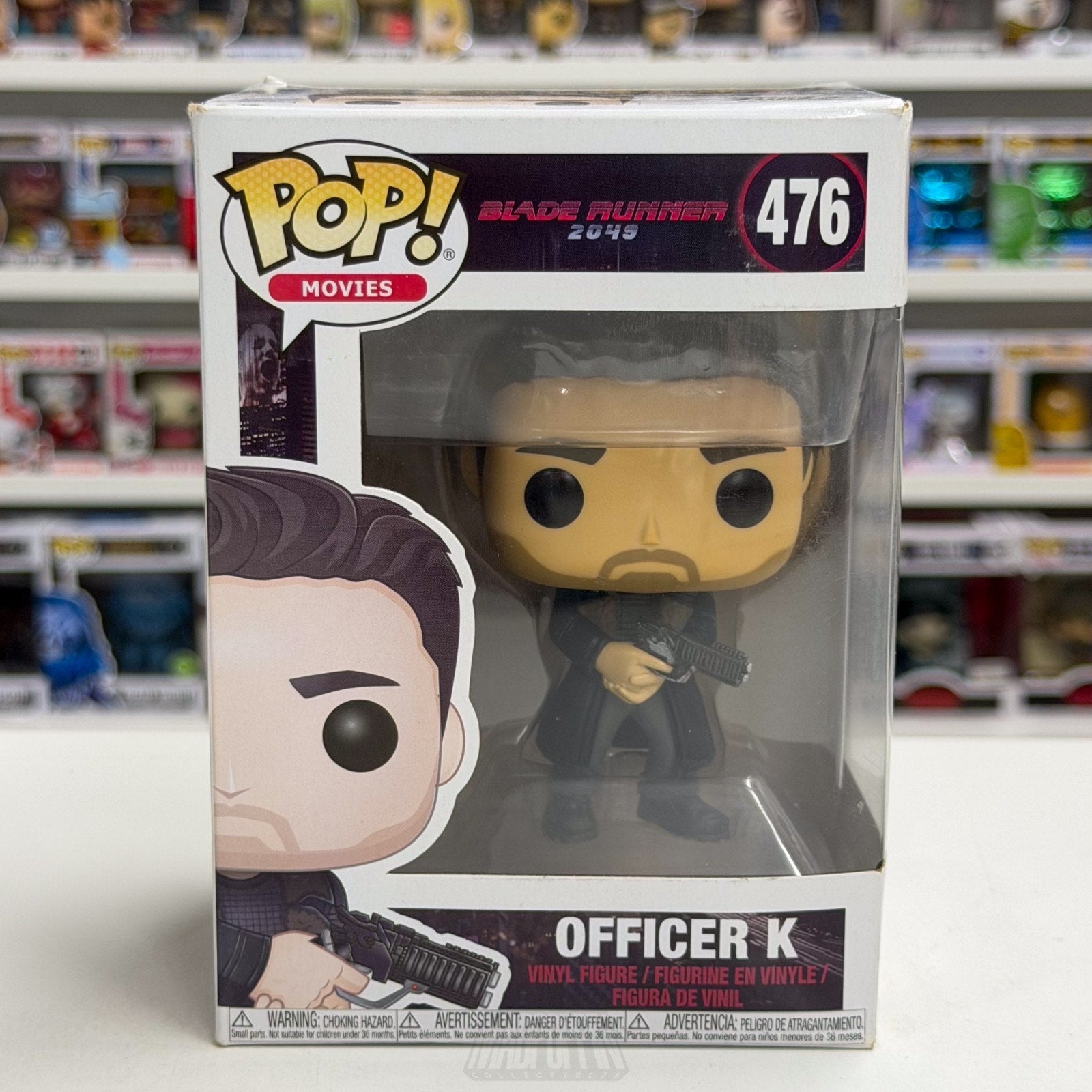 Funko Pop Movies Blade Runner 2049 Officer K 476 Sequel Sci-Fi Toy Vinyl Figure