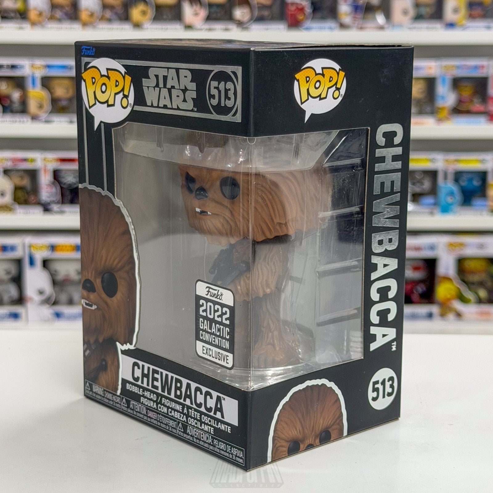 Funko Pop Star Wars Chewbacca Celebration Galactic Con 513 Wookiee Vinyl Figure