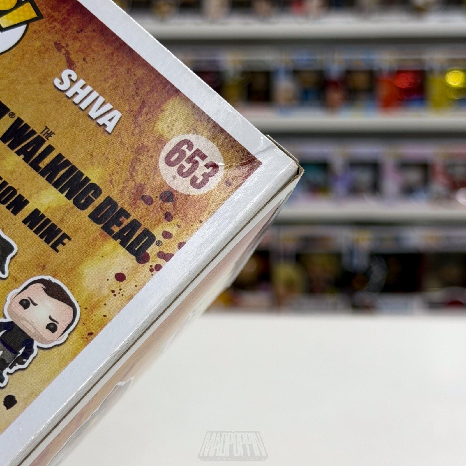 Funko Pop TV The Walking Dead Shiva TWD Supply Drop Excl 653 Tiger Vinyl Figure
